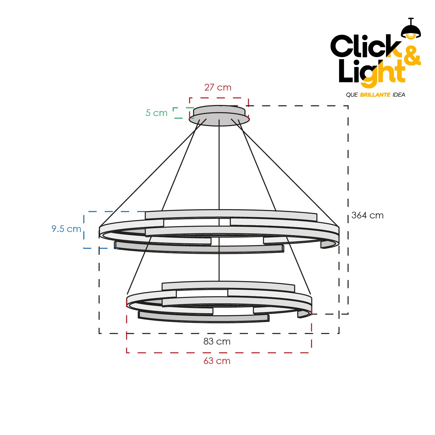 COLGANTE GANDALL MODERNO