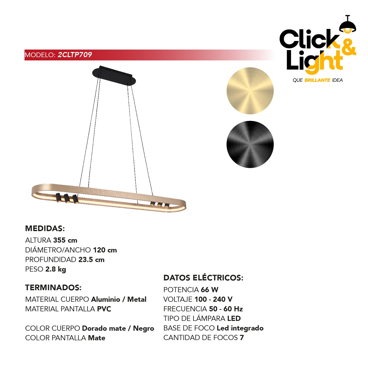 COLGANTE NOVA MODERNO