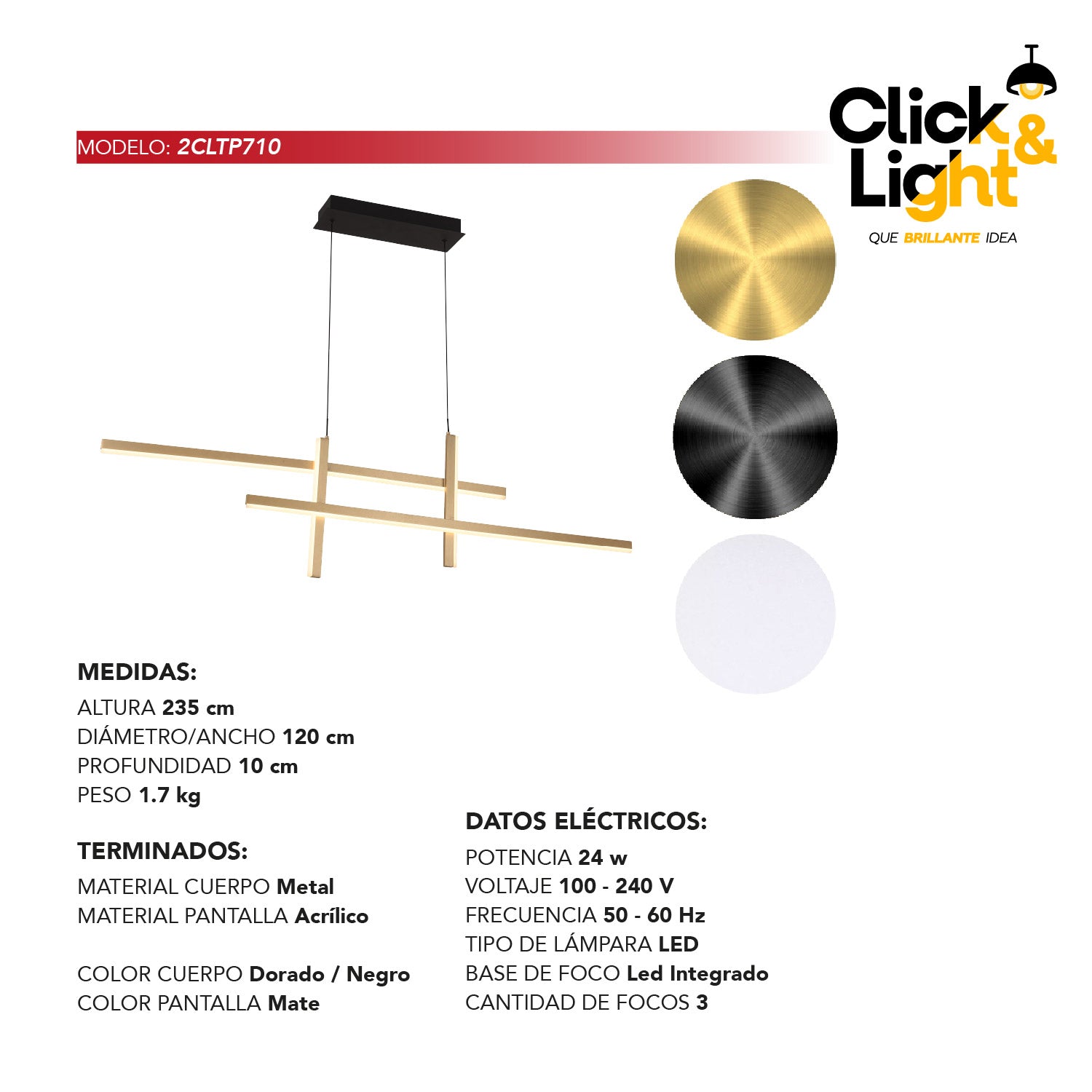 LÁMPARA COLGANTE MODERNA FIGO