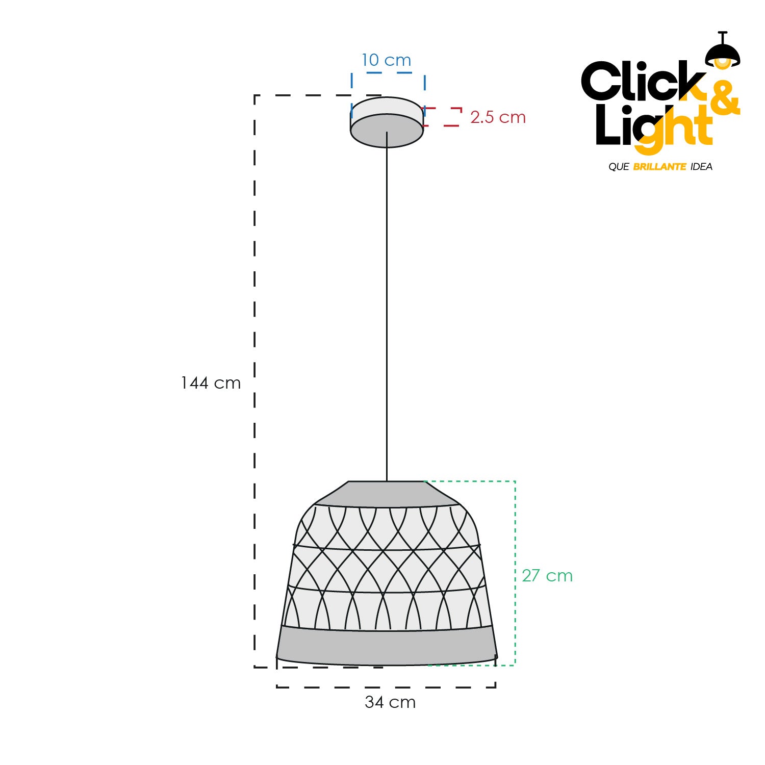 COLGANTE AXL ORGANICO MODERNO