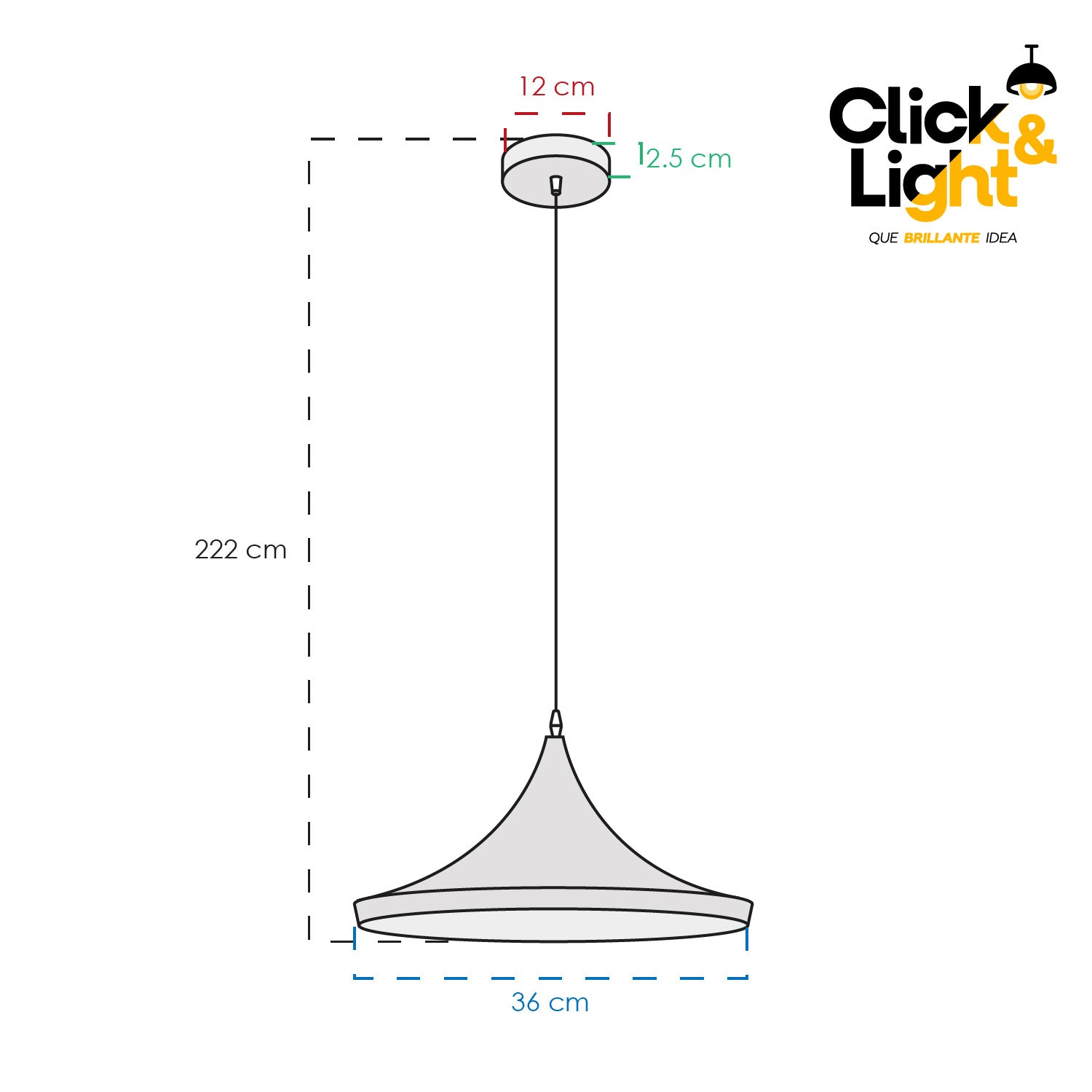 LAMPARA COLGANTE INDUSTRIAL GRINEX