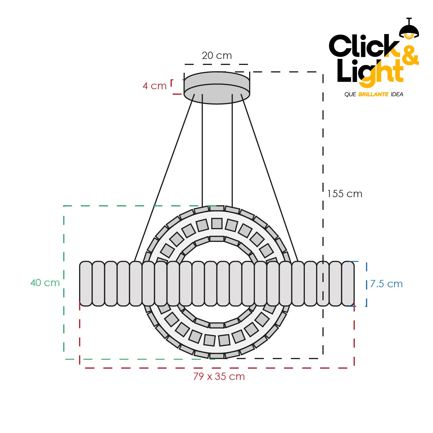 COLGANTE LOTTO MODERNO