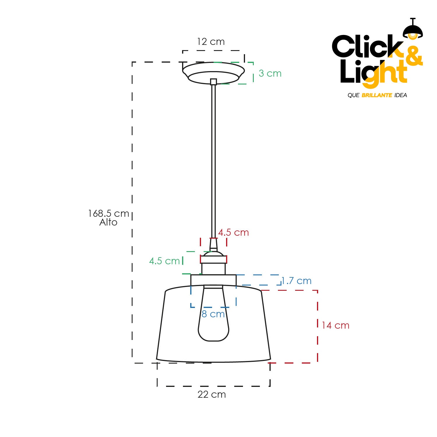 LAMPARA COLGANTE CHOYLET MODERNO