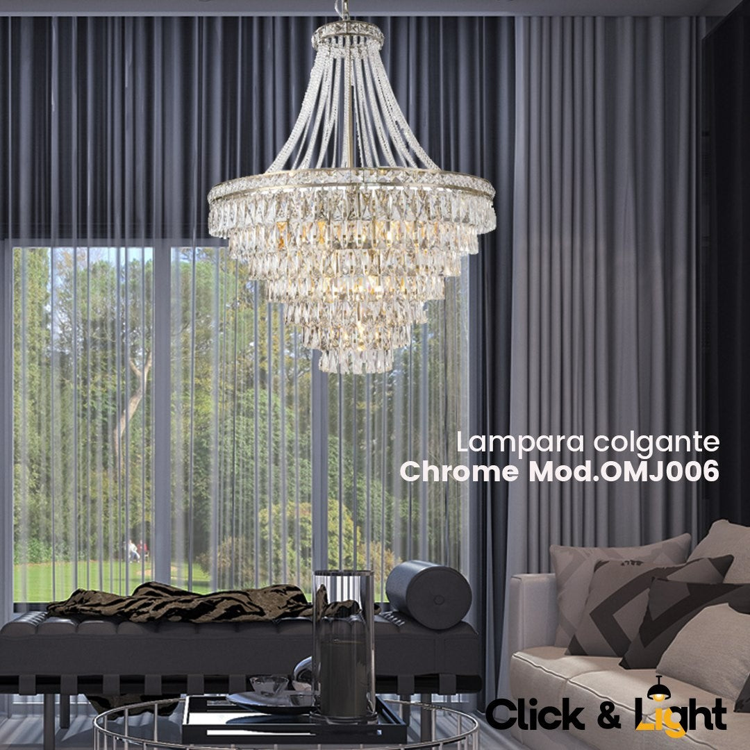 LAMPARA COLGANTE CHROME