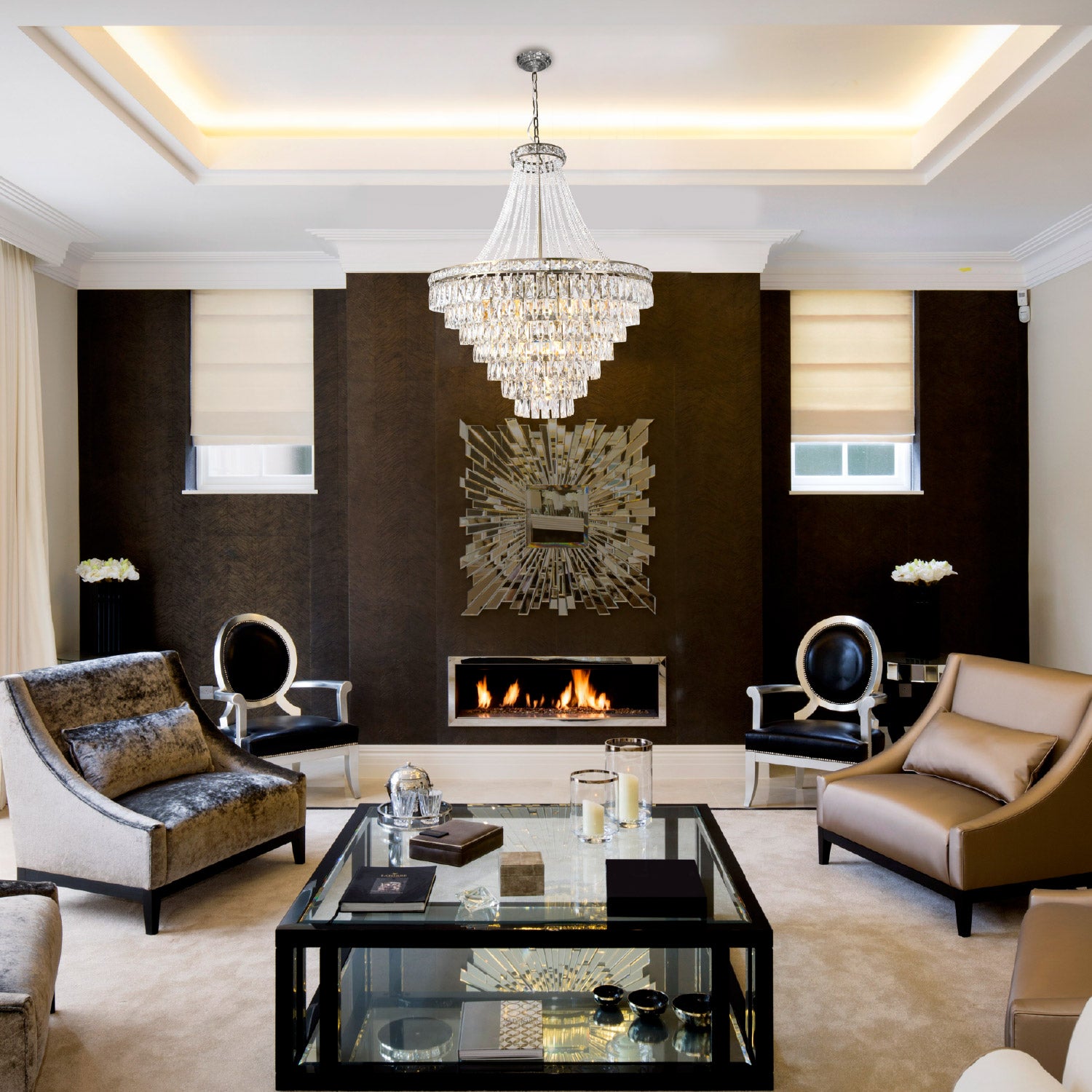 LAMPARA COLGANTE CHROME