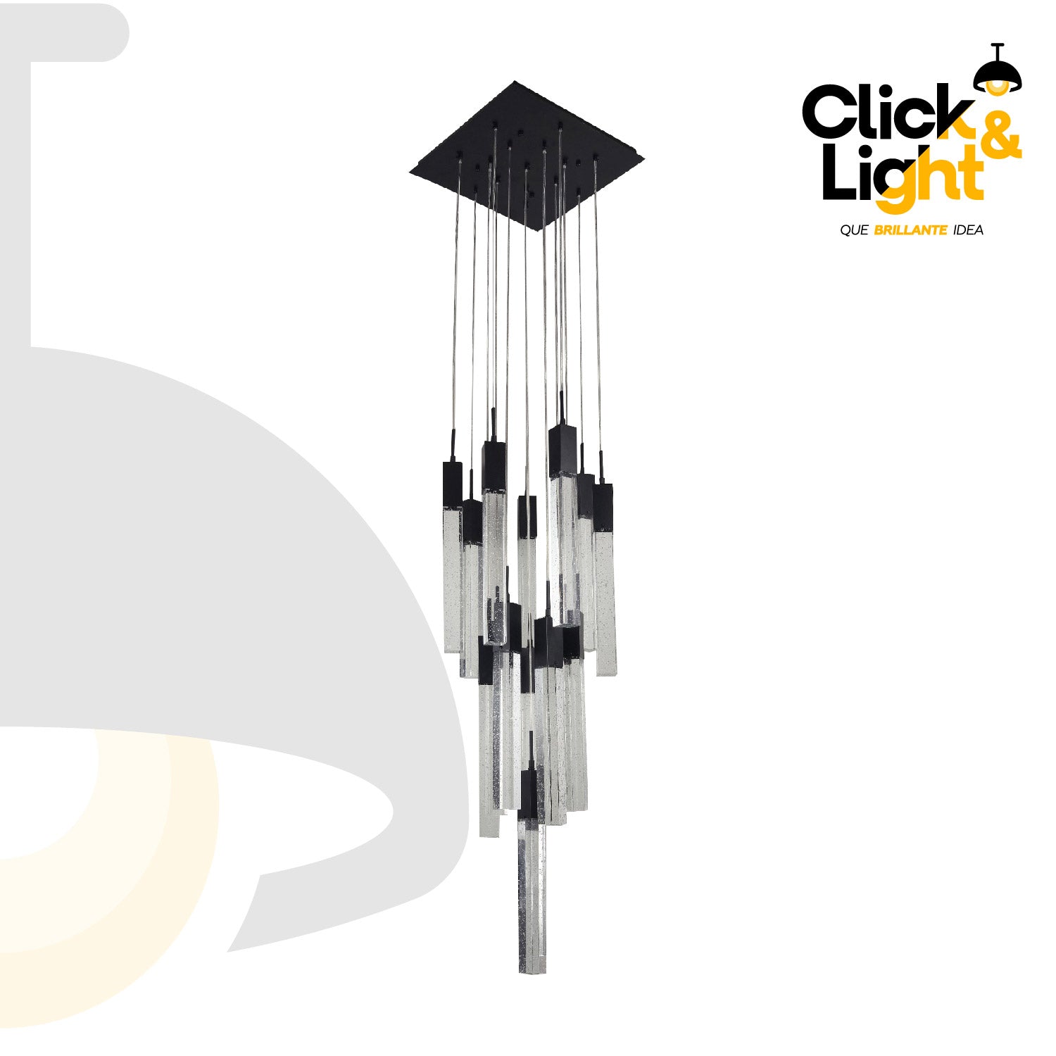 COLGANTE LUX 15 LINGOTES NEGRO