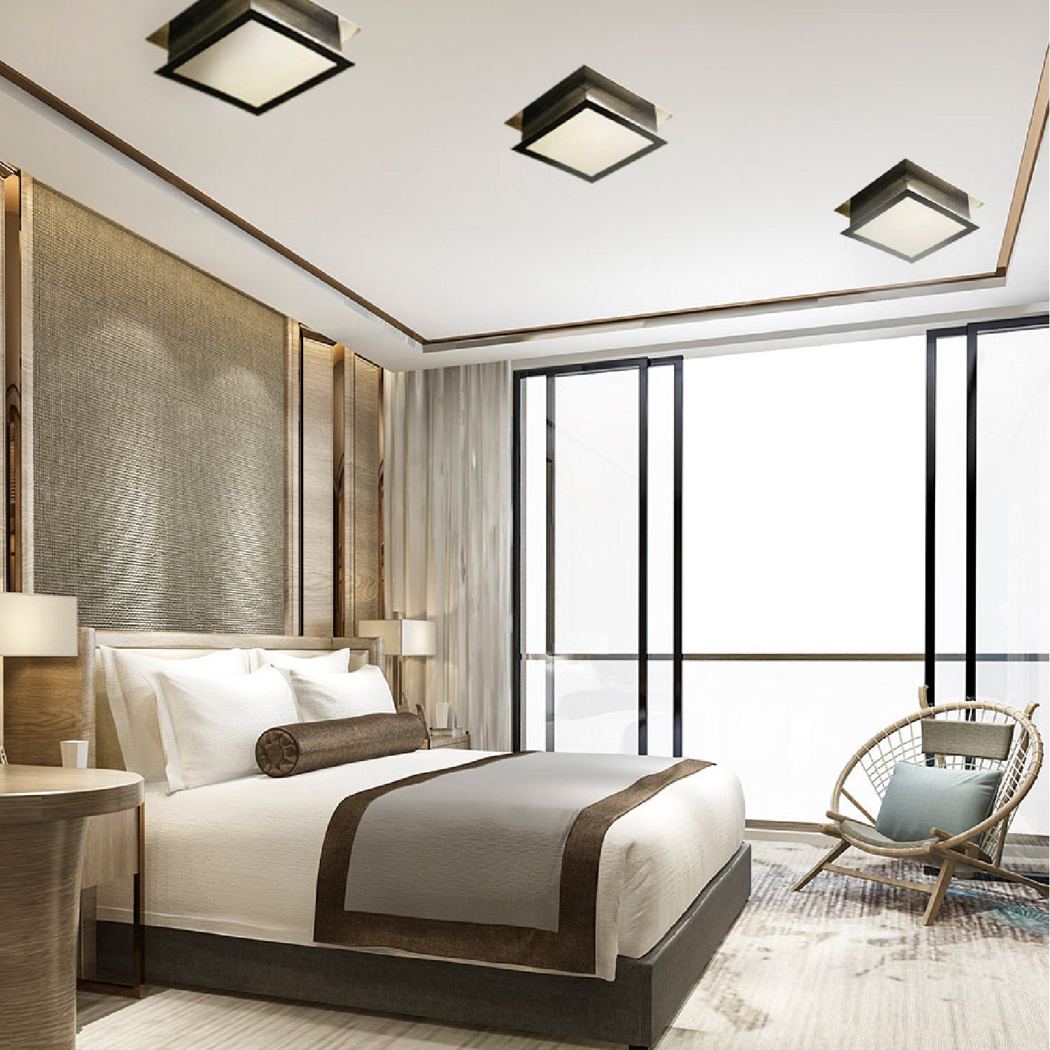 PLAFON LED MATIAS ESTILO CONTEMPORANEO