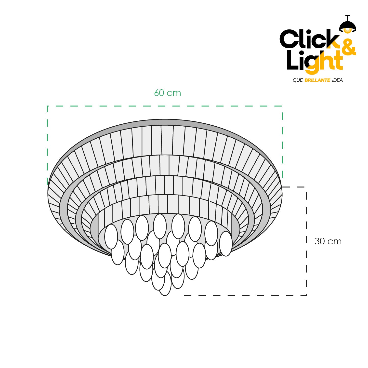 PLAFON CLASICO SATURN
