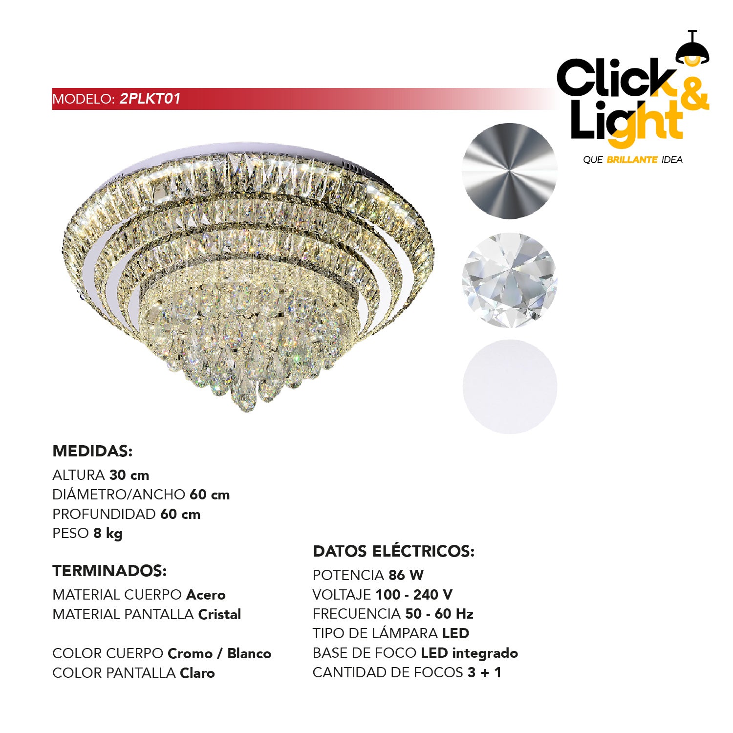 PLAFON CLASICO SATURN