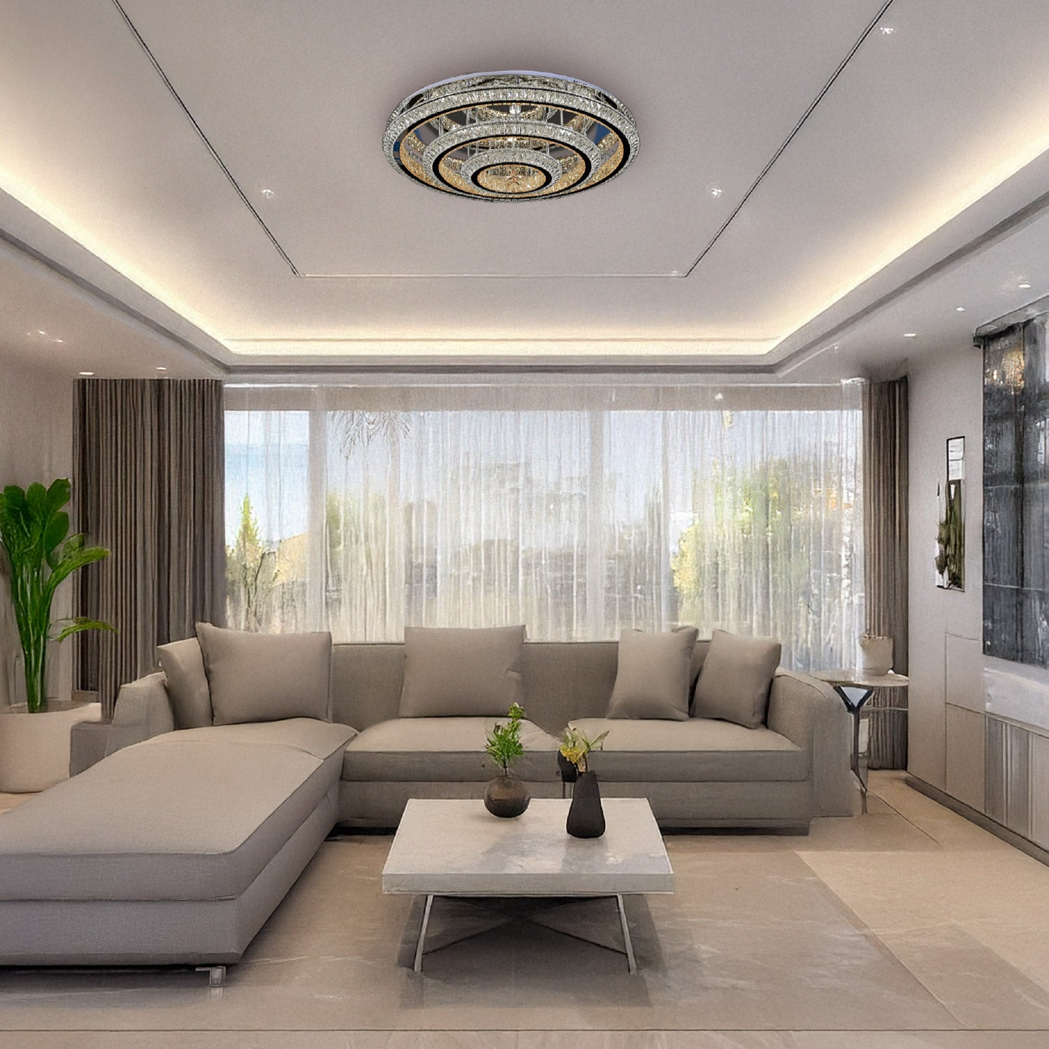 PLAFON LED DALIA ESTILO ELEGANTE