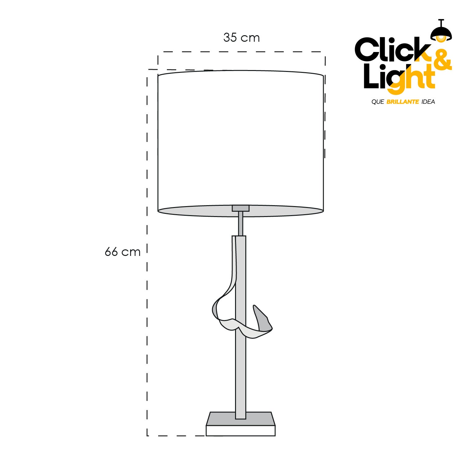 Lámpara De Mesa Velum Estilo Contemporáneo