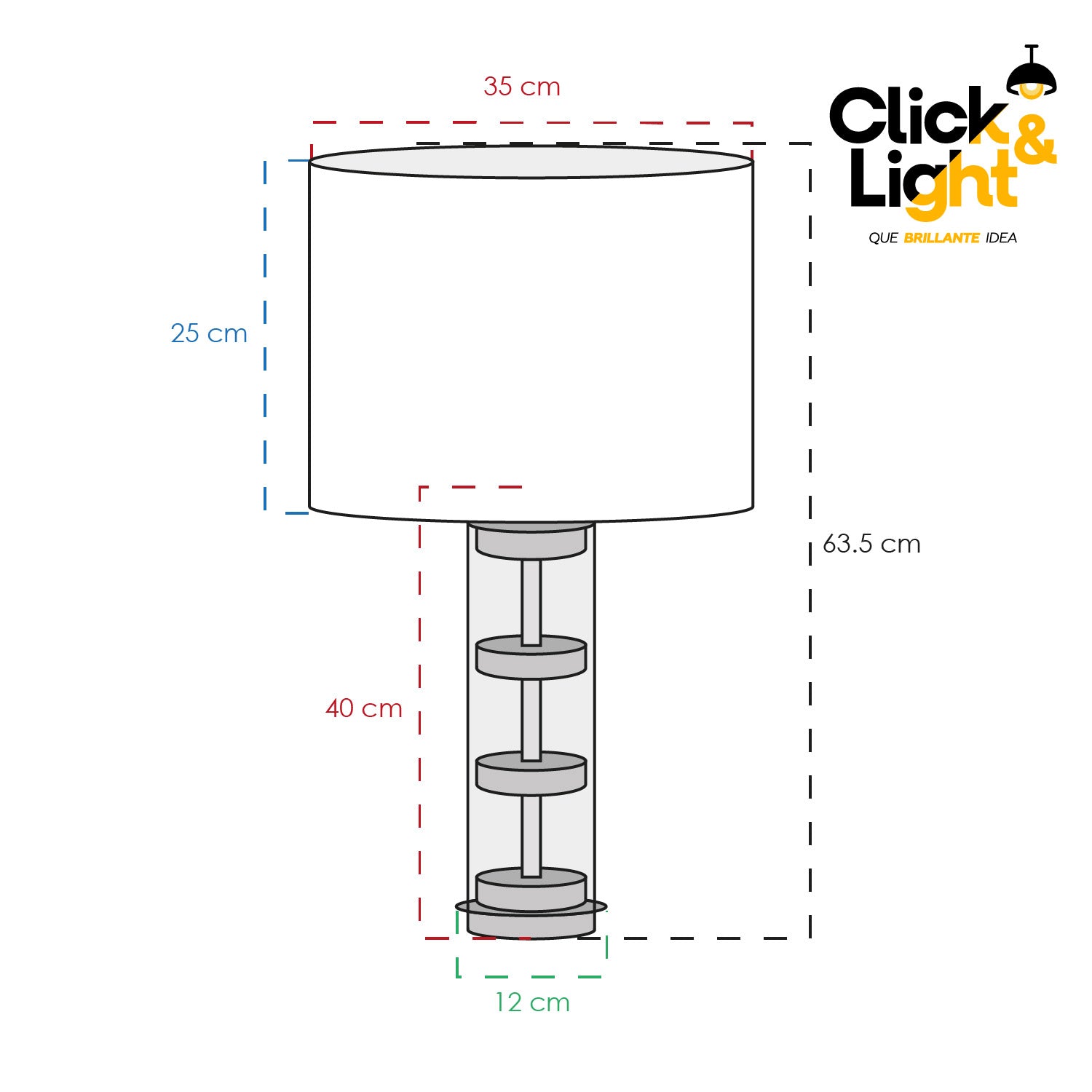 LÁMPARA DE MESA QUEDALI MODERNA