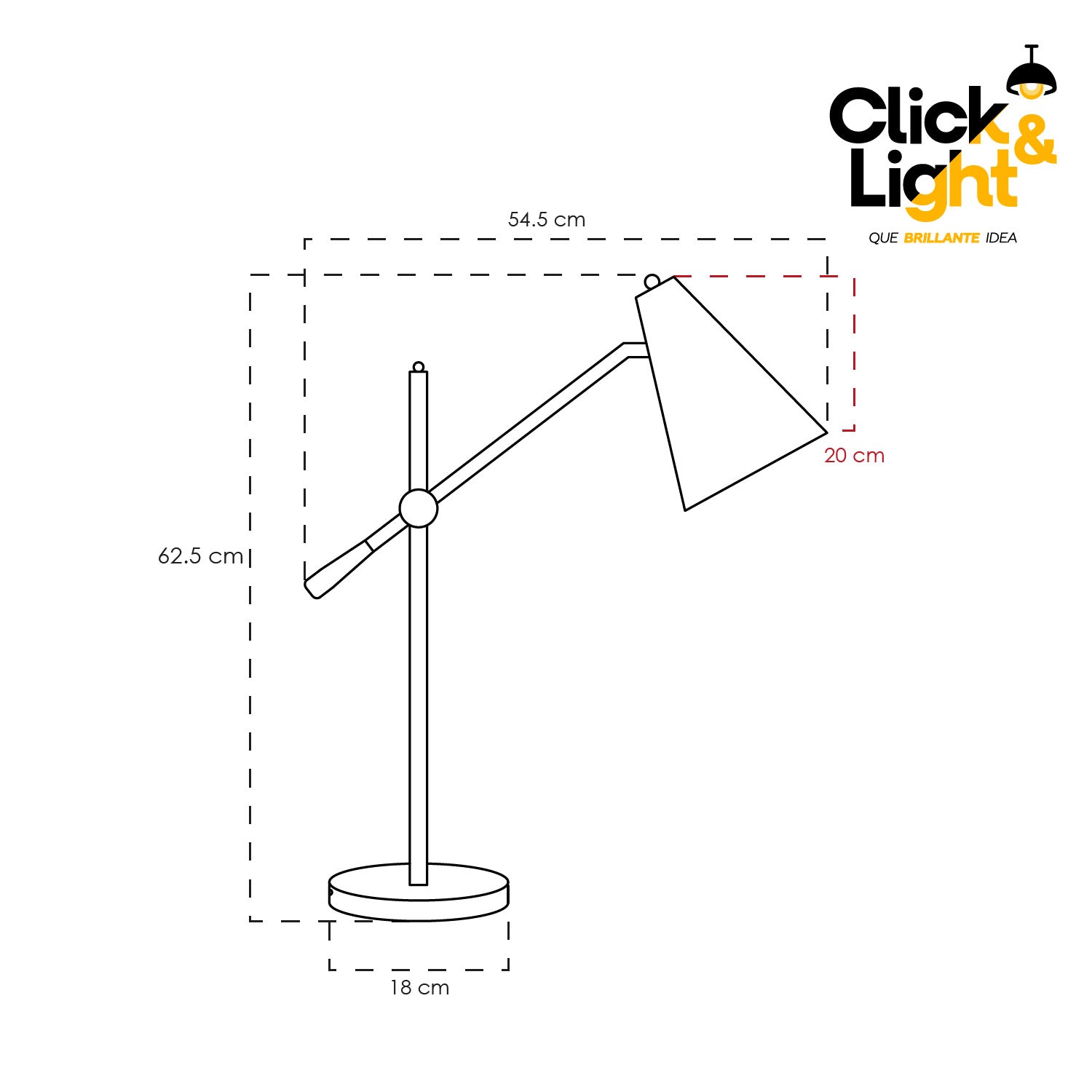 LAMPARA DE MESA BELGICA ESTILO MODERNO