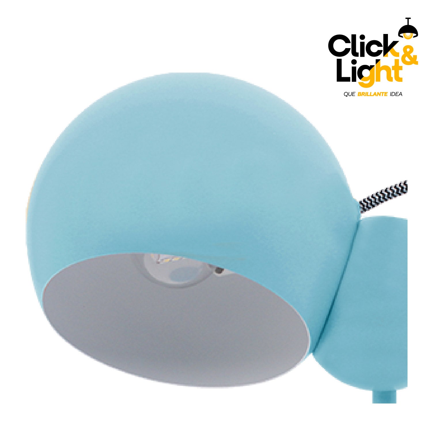 LAMPARA DE MESA MODERNA GUINEA AZUL INFANTIL