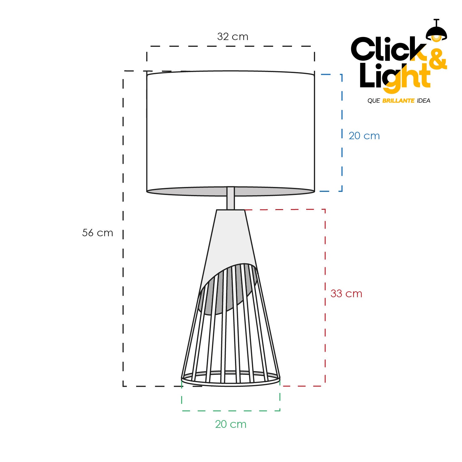 LAMPARA DE MESA COREX MODERNA COLOR DORADO, BLANCO Y MADERA