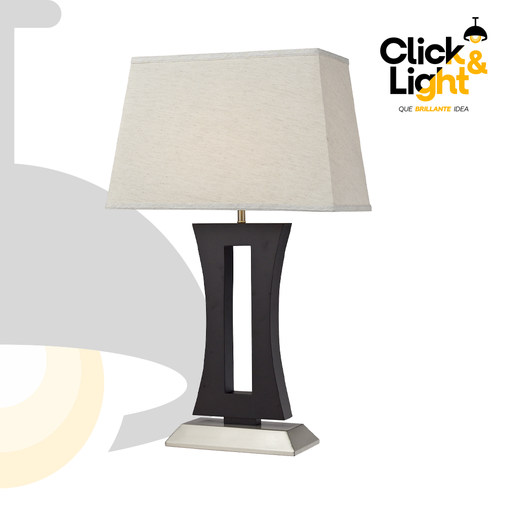 LAMPARA DE MESA MATILDA COLOR BEIGE MODERNA