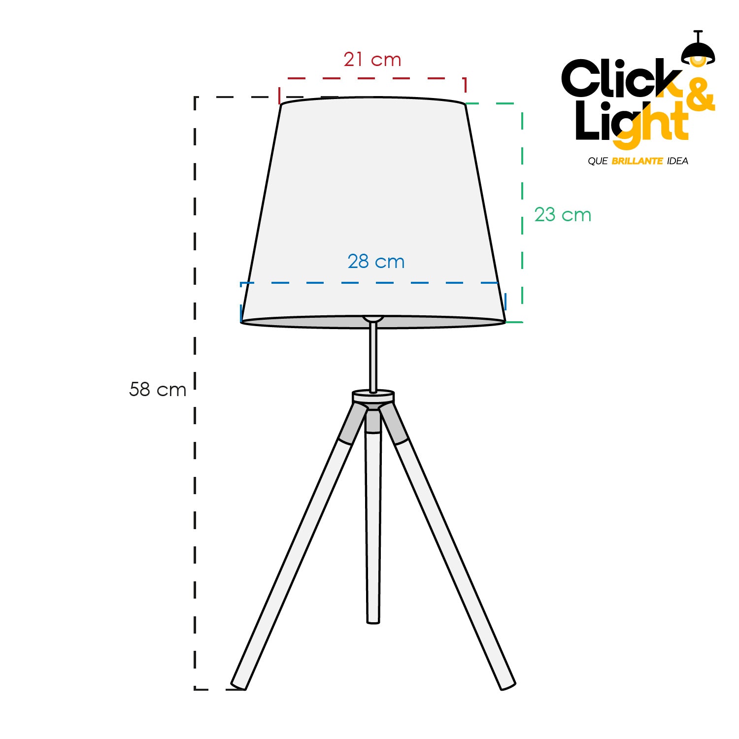 Lámpara De Mesa Dara Estilo Contemporáneo