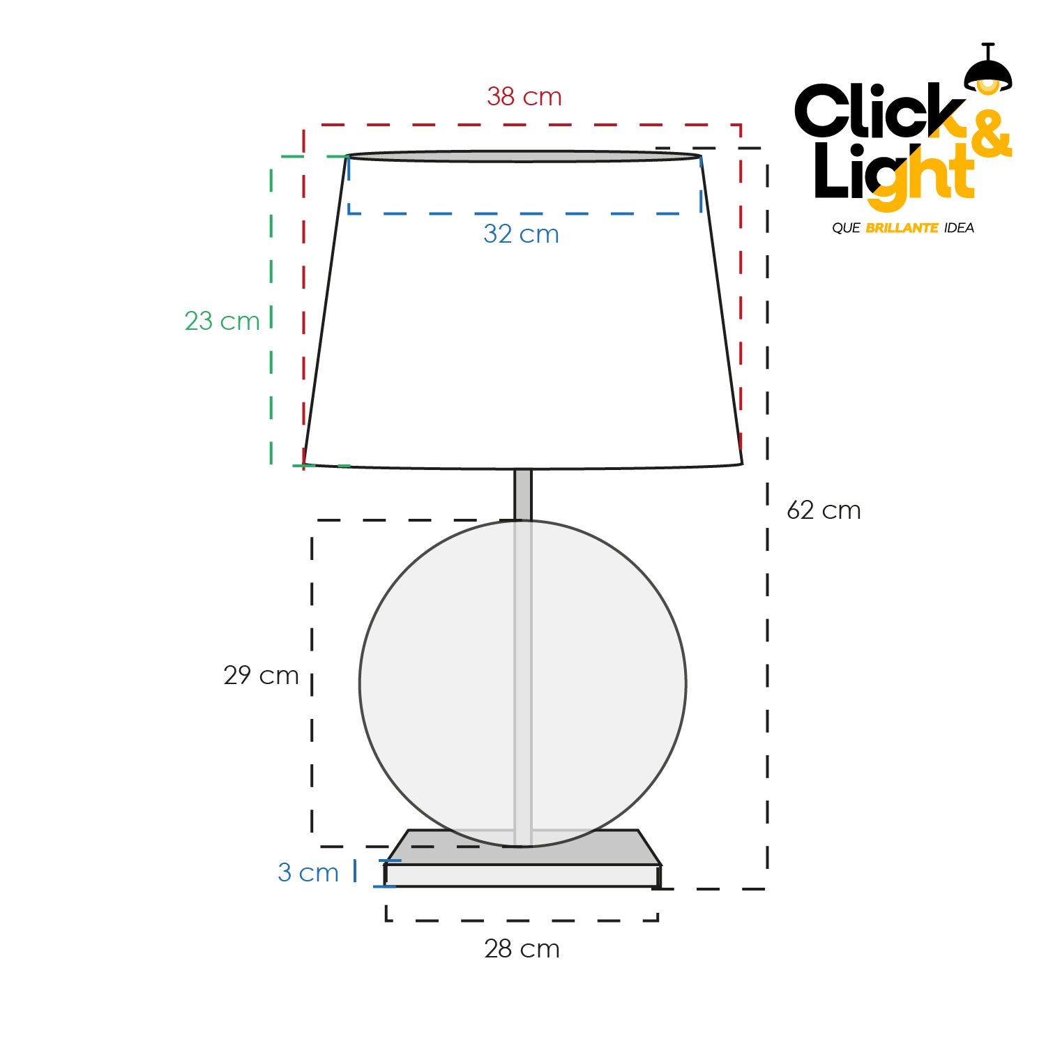 LAMAPARA DE MESA WINNIE MODERNA