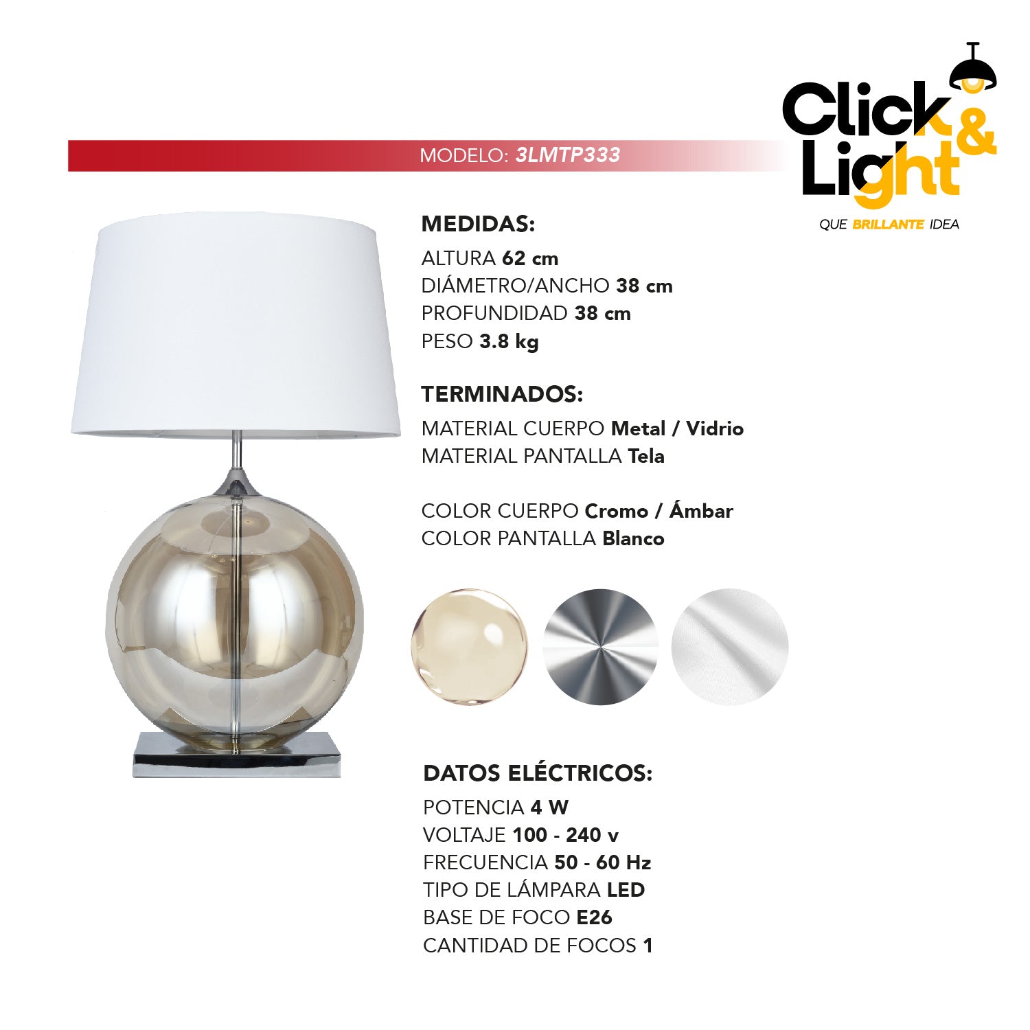 LAMAPARA DE MESA WINNIE MODERNA