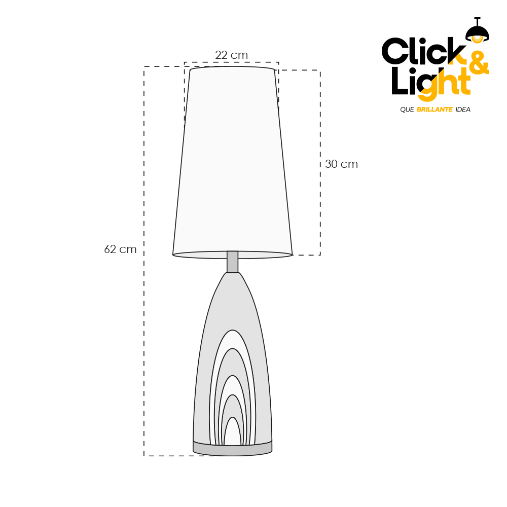 LAMPARA DE MESA LUCAS ELEGANTE