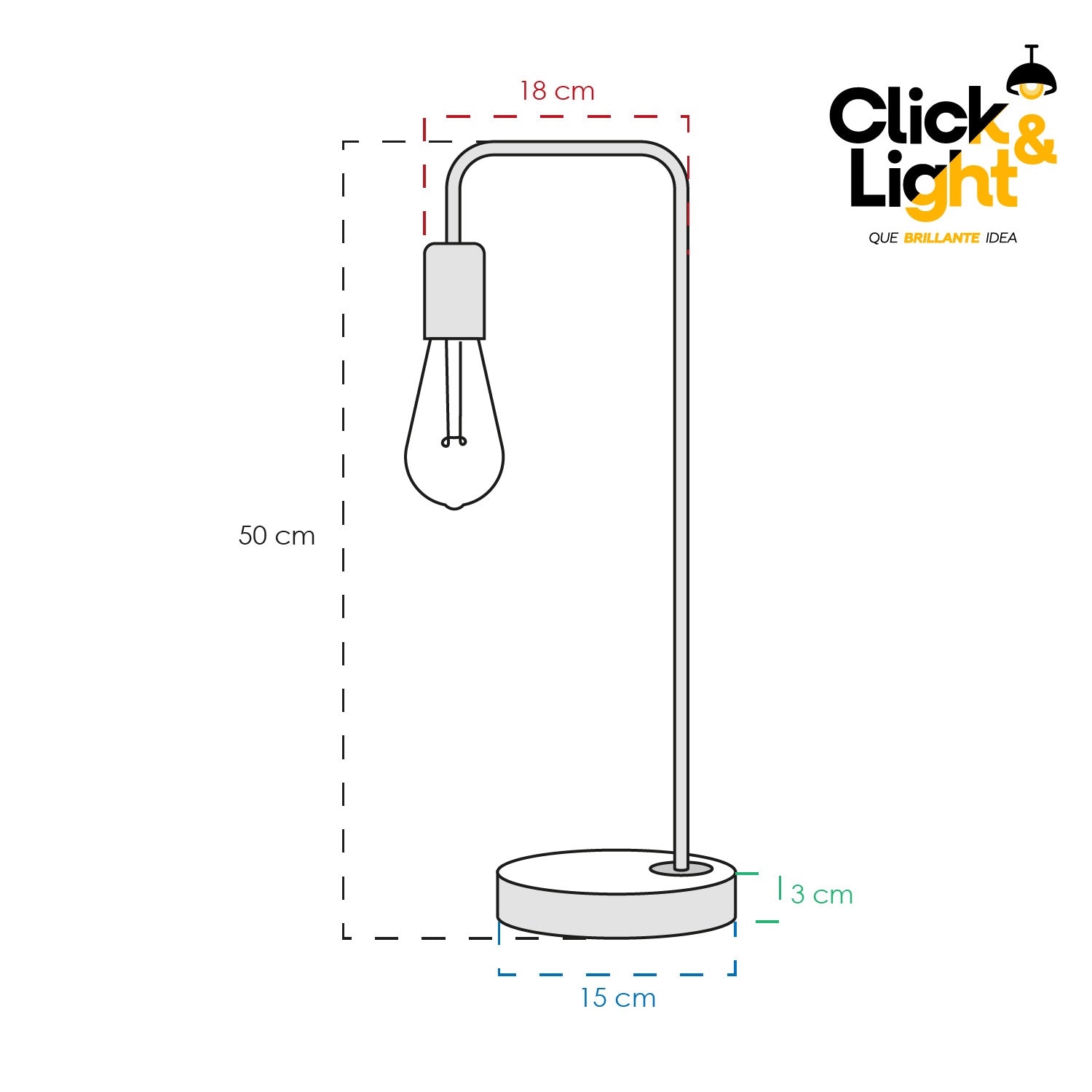 LAMPARA DE MESA INDUSTRIAL EL SALVADOR