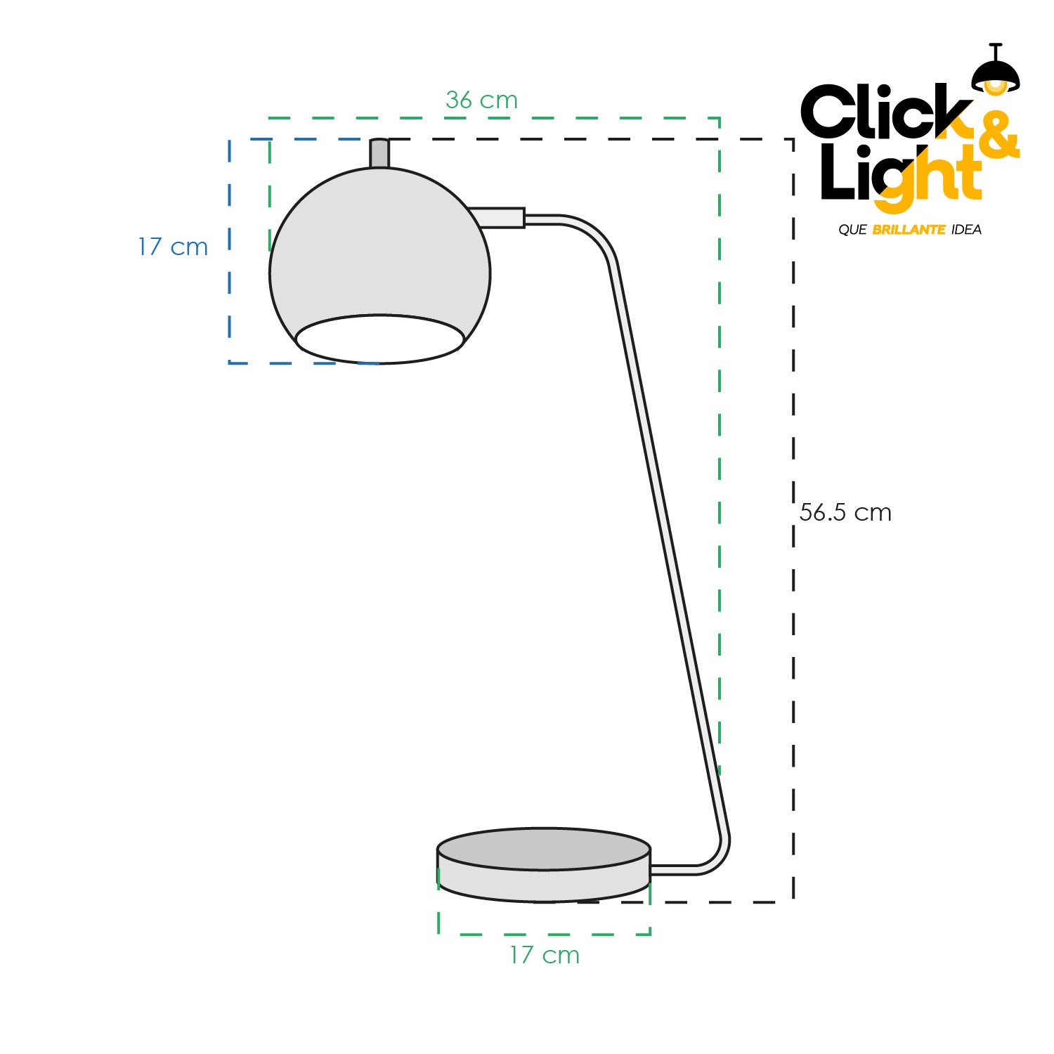 Lámpara de Mesa Touch Condiux Dorada Moderna