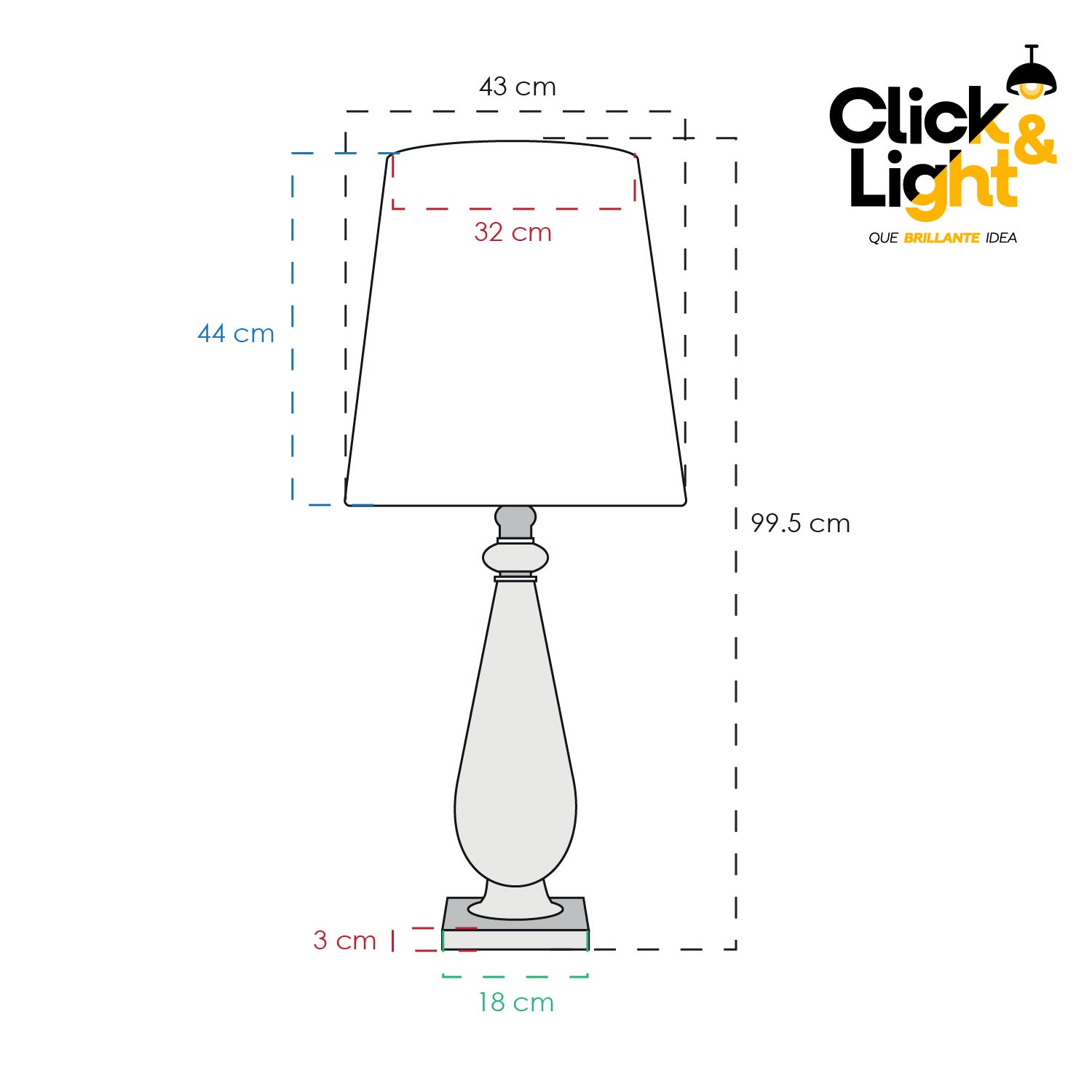 LAMPARA DE MESA OLGA ELEGANTE MINIMALISTA