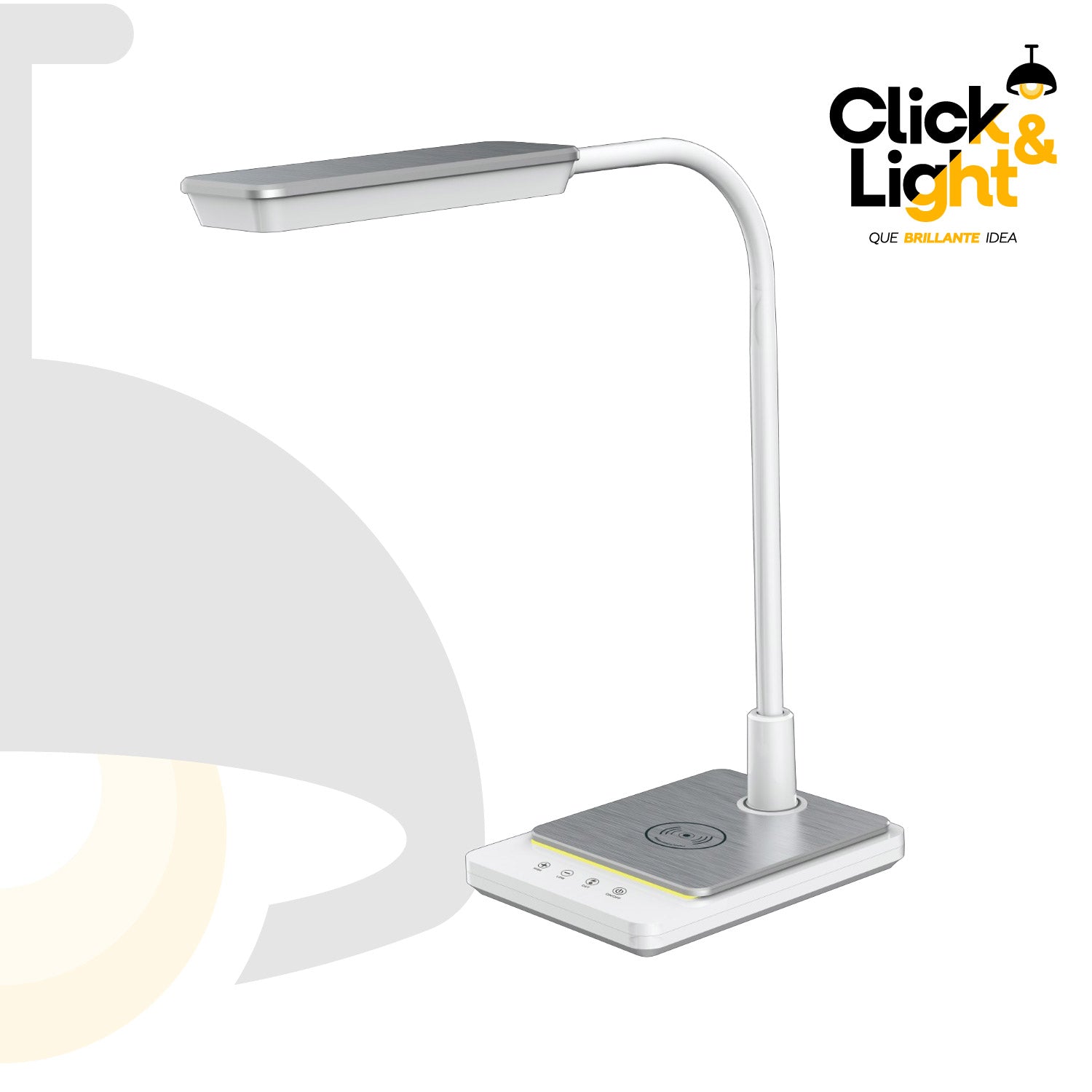 LAMPARA DE MESA MODERNA CON CARGADOR DE CELULAR CHANDREL