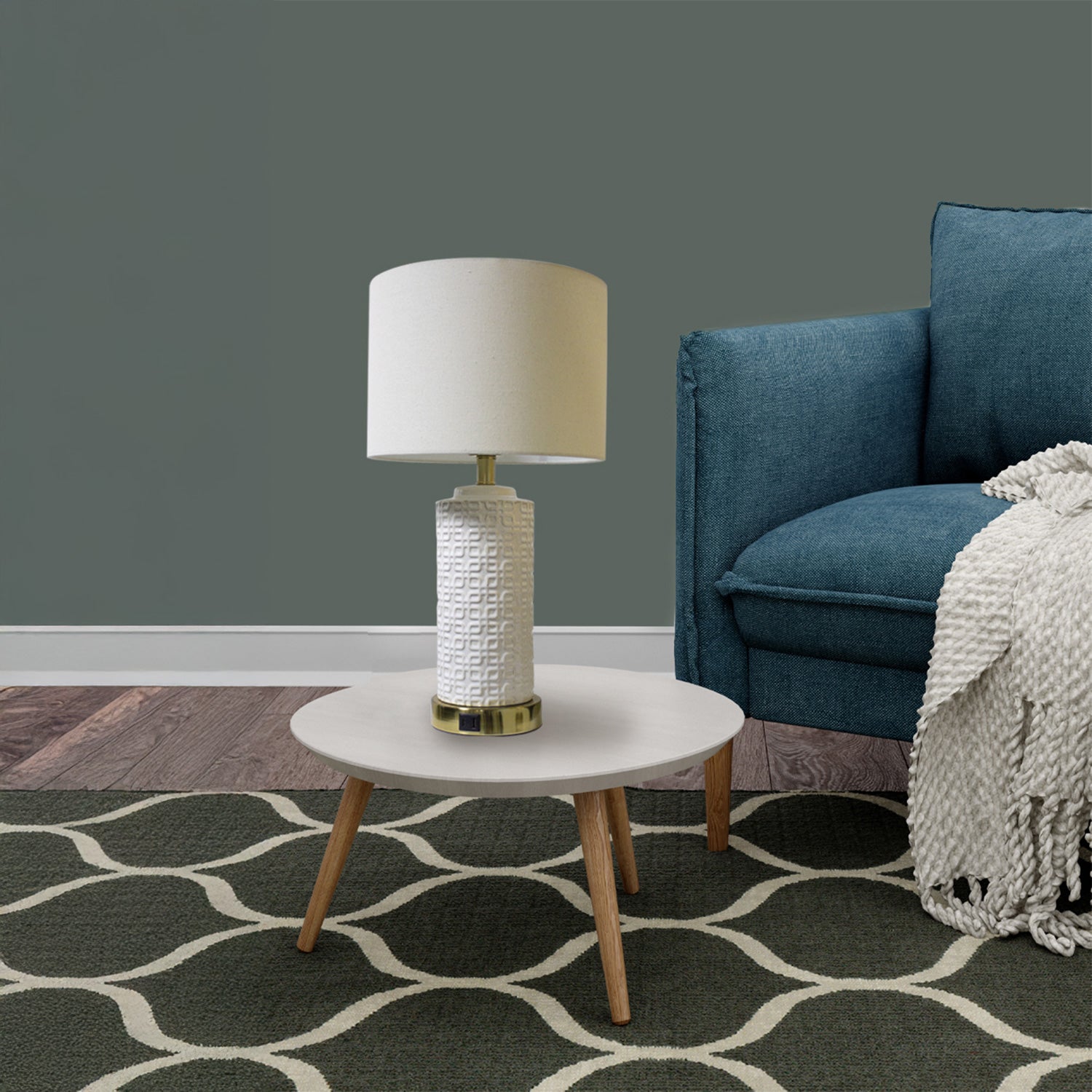 Lámpara de Mesa Bessy Elegante Cerámica