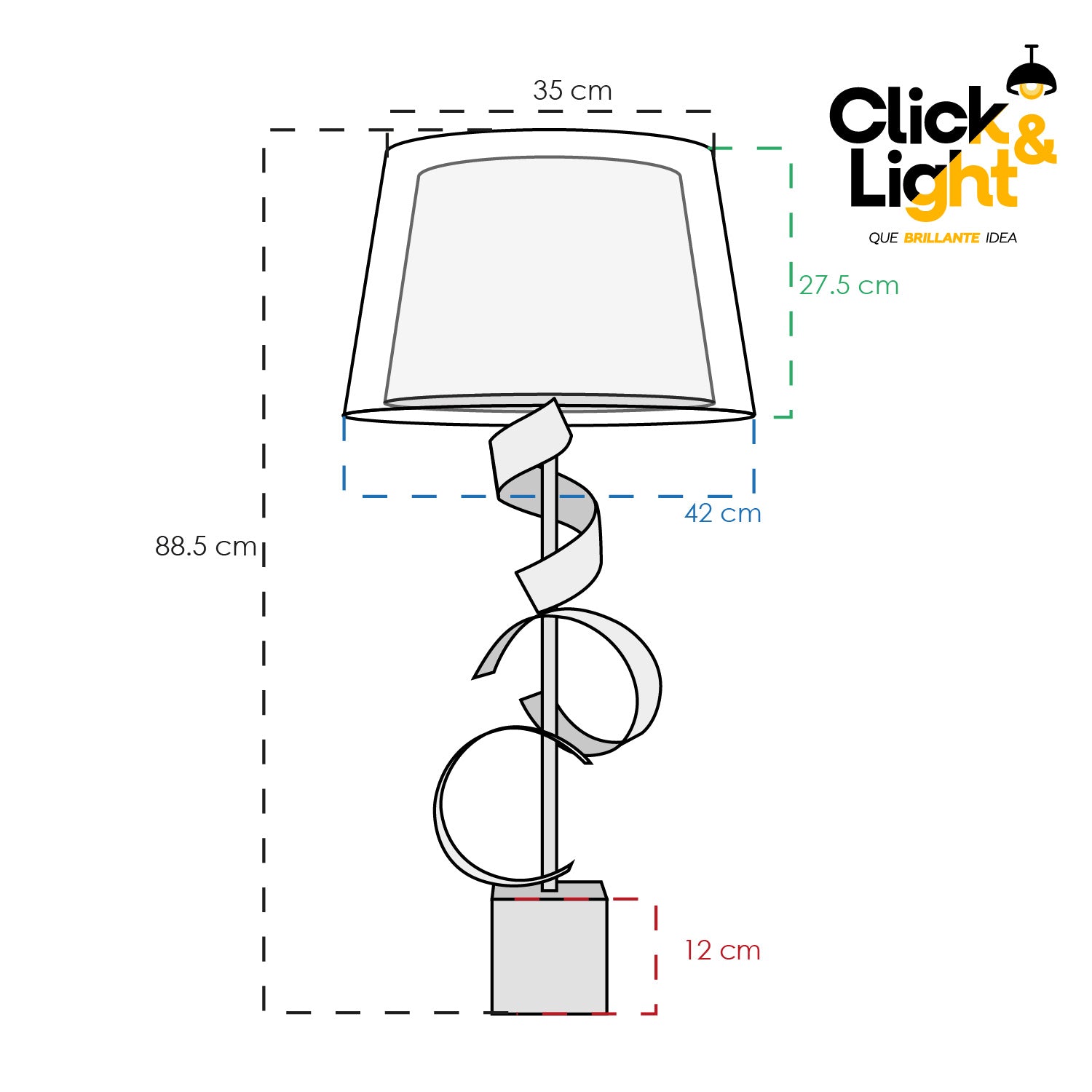 Lámpara de Mesa Londres Contemporánea