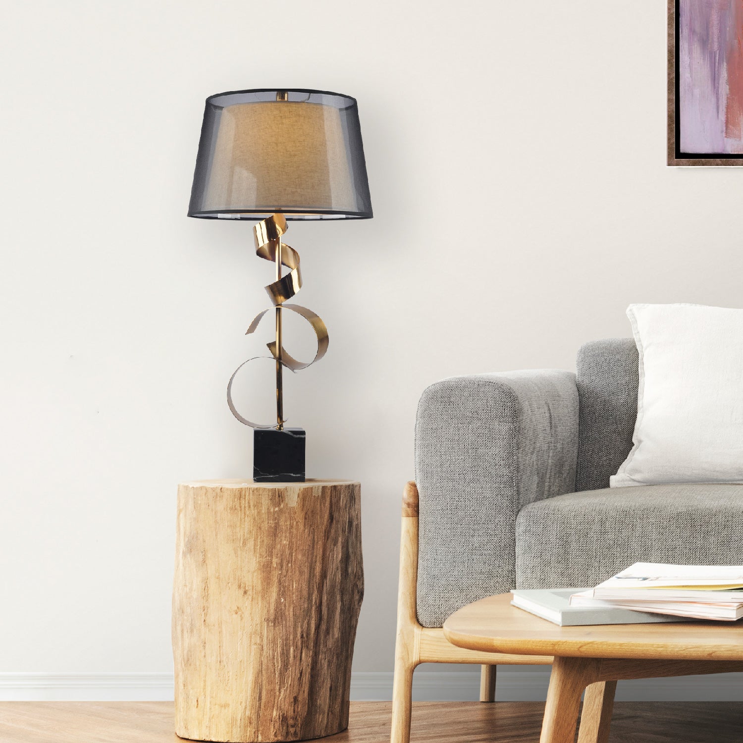 LAMPARA DE MESA LONDRES CONTEMPORANEA