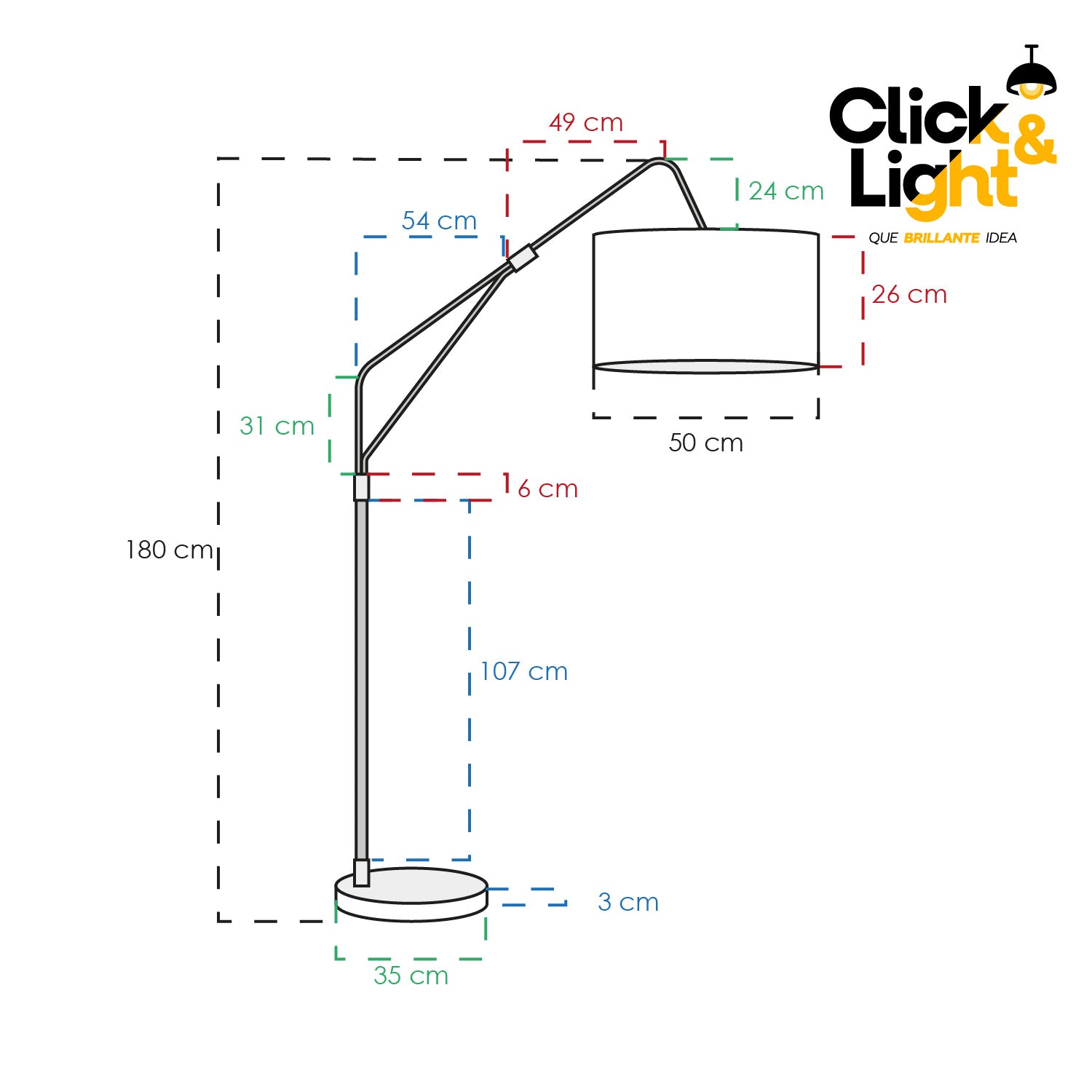 LÁMPARA DE PIE XERAN MODERNA