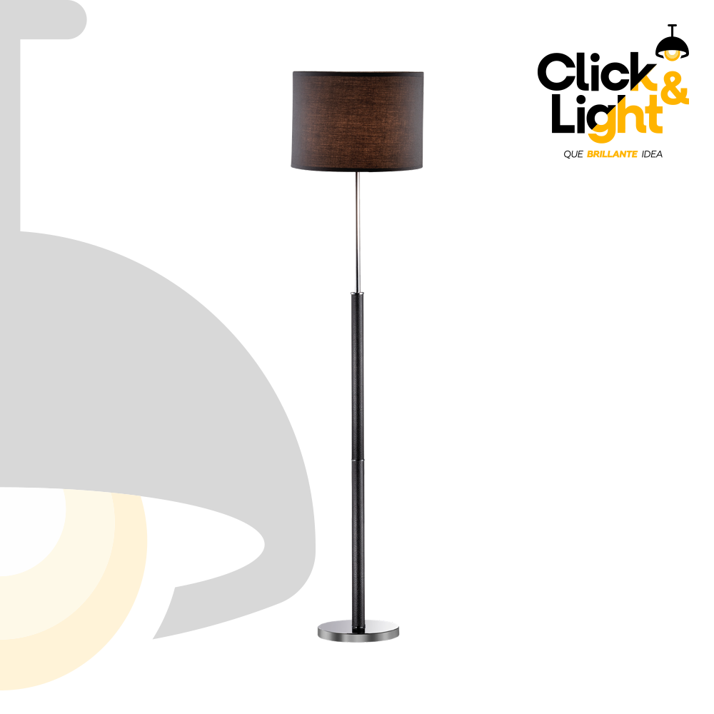 LAMP DE PIE NODI NEGRA ELEGANTE