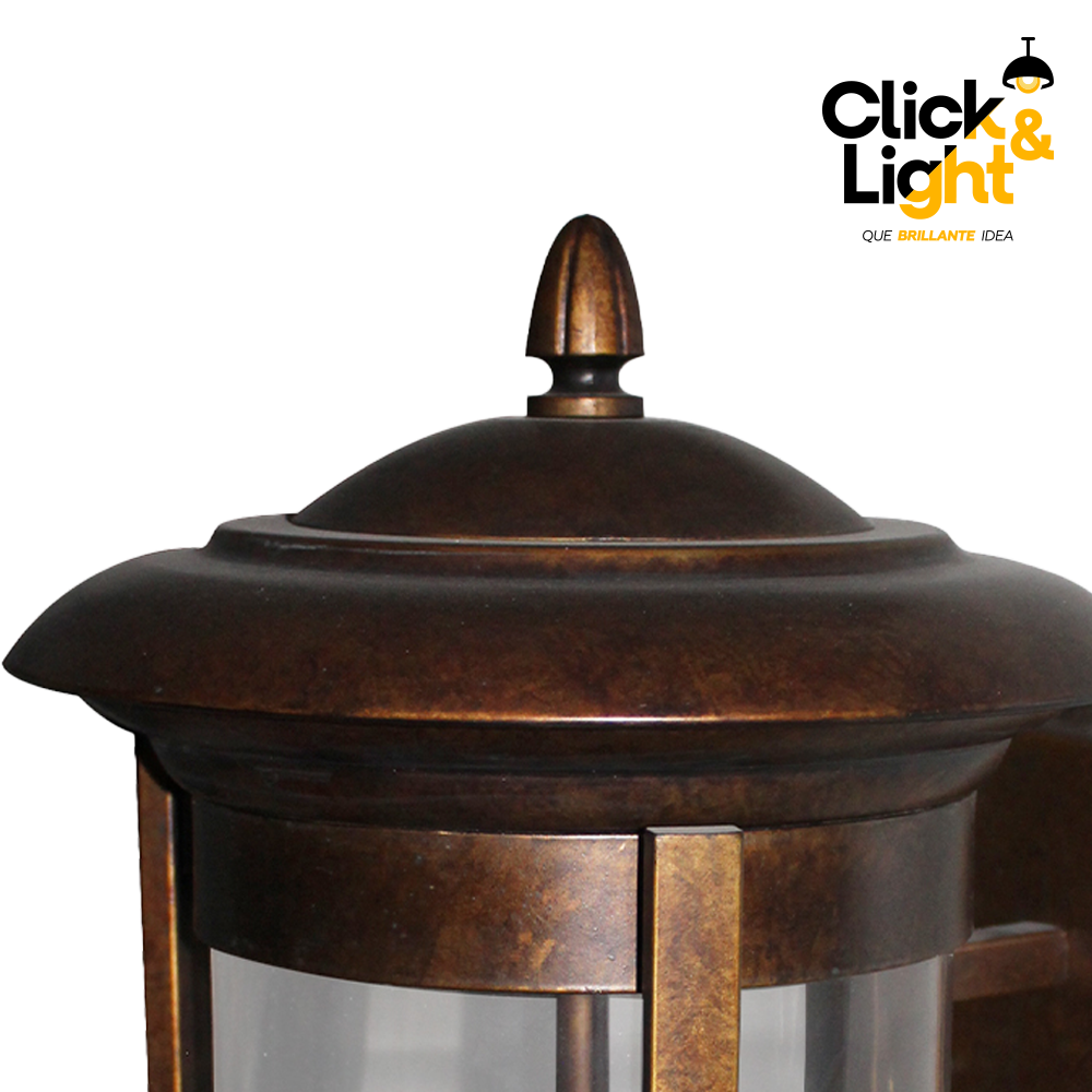 ARBOTANTE EXTERIOR 1 LUZ UNGRIA ESTILO VINTAGE