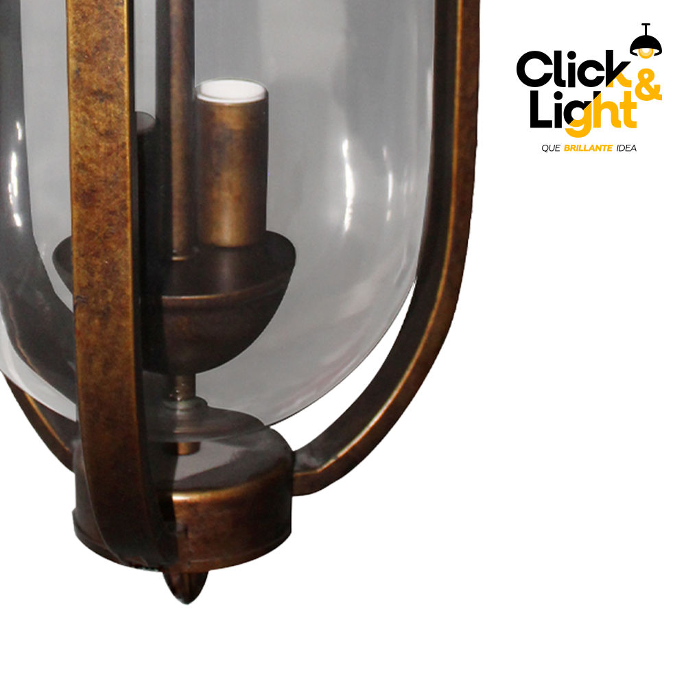 ARBOTANTE EXTERIOR 1 LUZ UNGRIA ESTILO VINTAGE