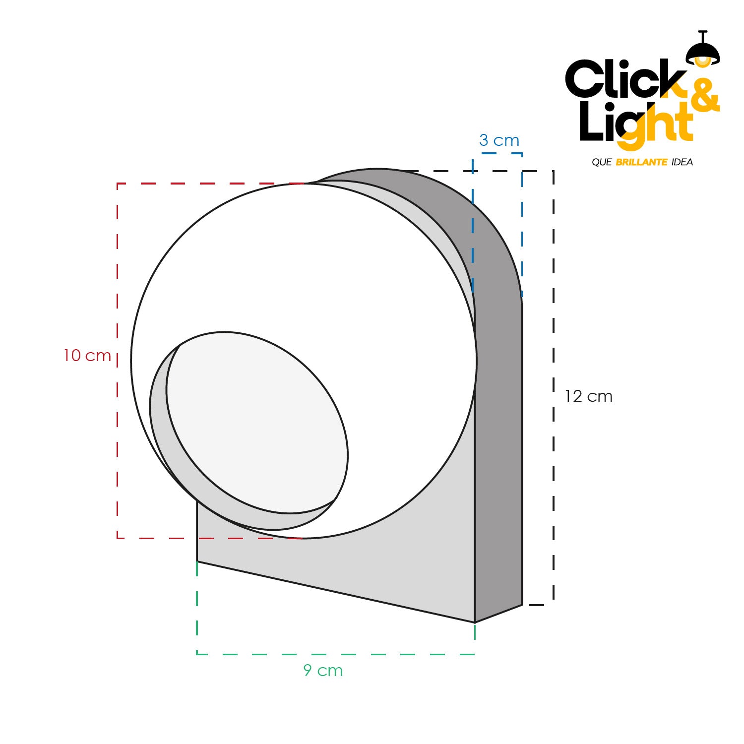 ARBOTANTE 1 LUZ MIKE ESTILO MODERNO