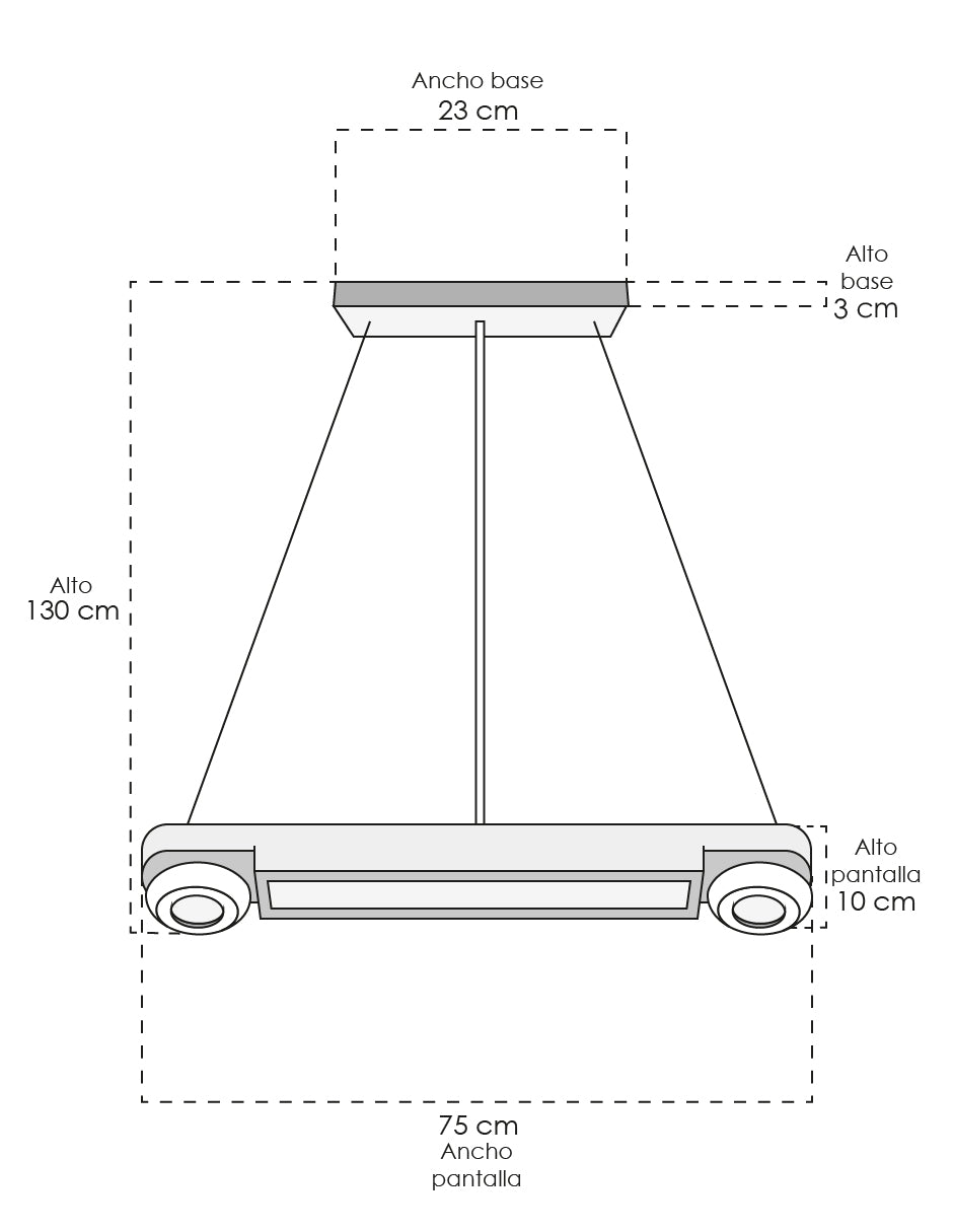 COLGANTE RUB LED CLASICO