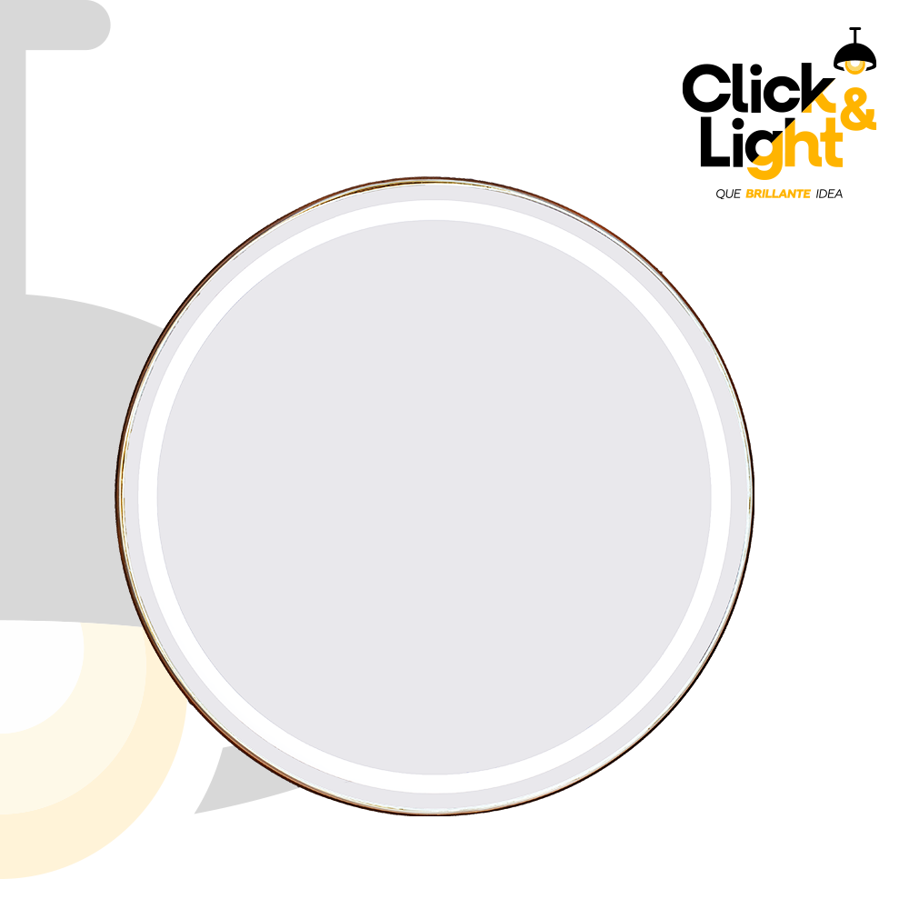 ESPEJO SIMZAR BRONCE MODERNO LED