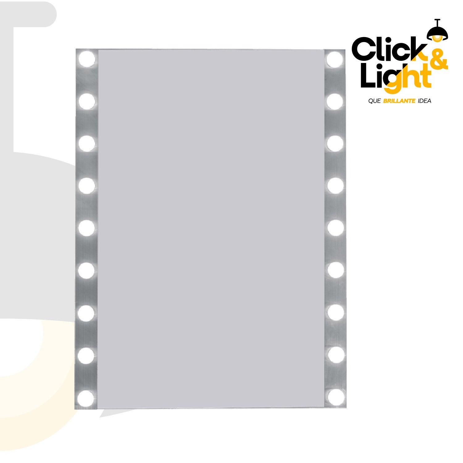 ESPEJO LED MODERNO CHARLES TIPO HOLLYWOOD