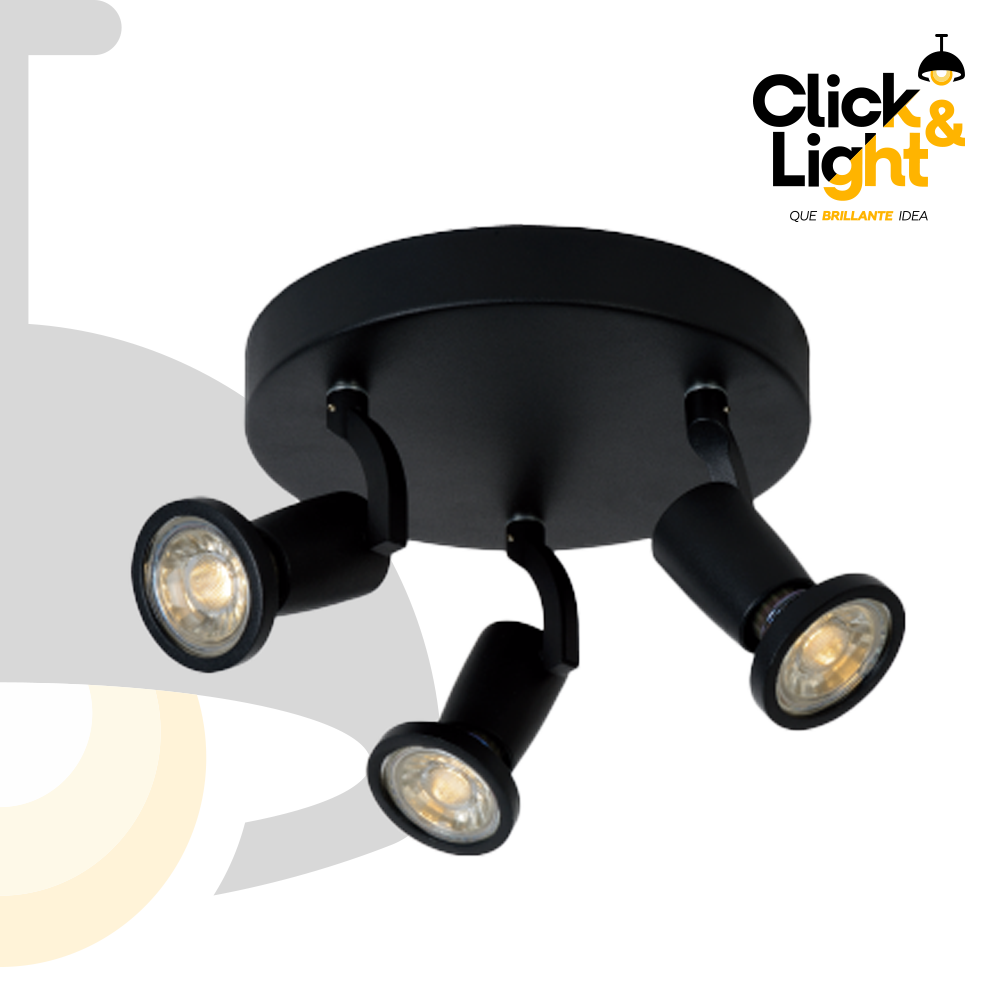 PLAFON 3 LUZ HADES ESTILO MODERNO