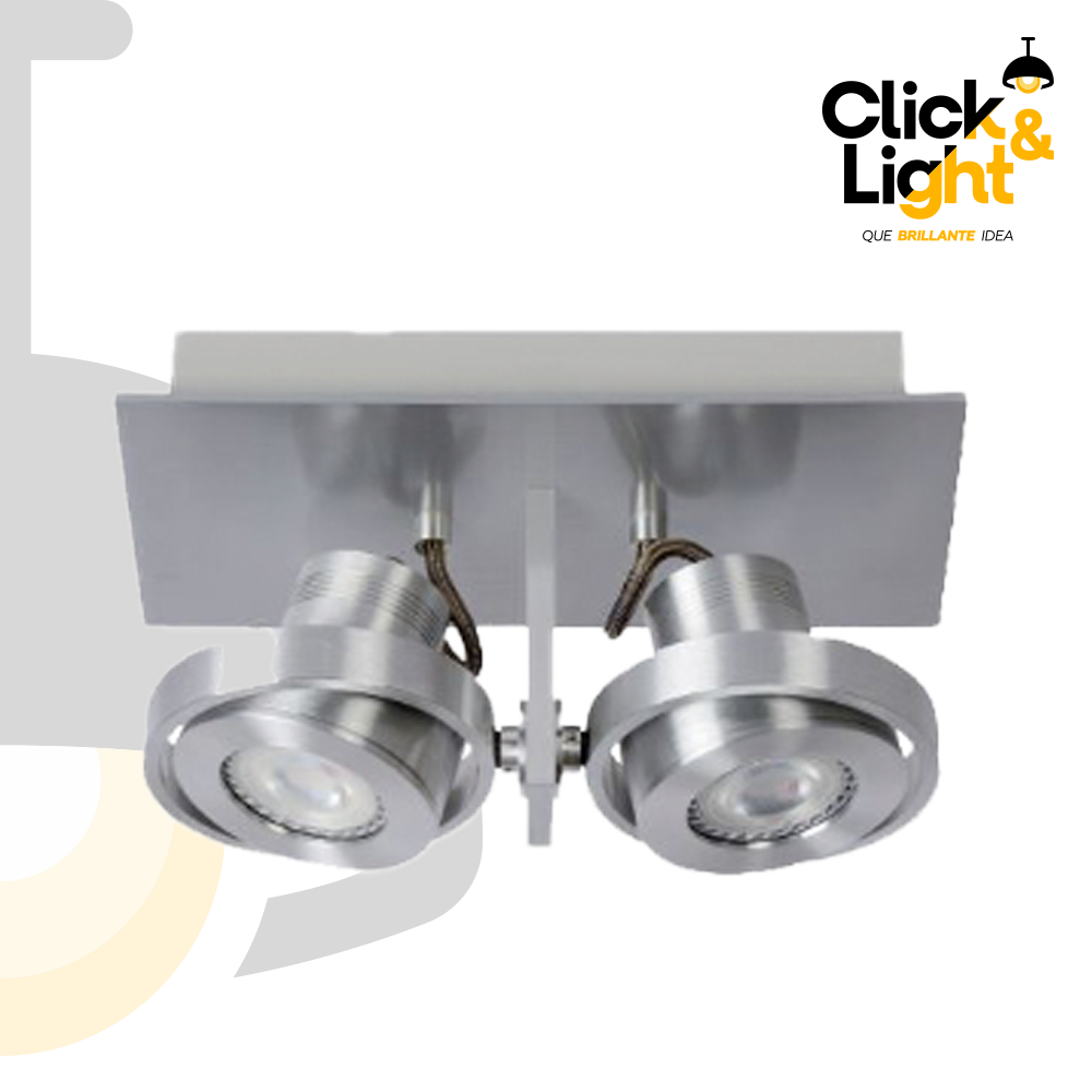 PLAFON 2 LUZ LUZU ESTILO MODERNO