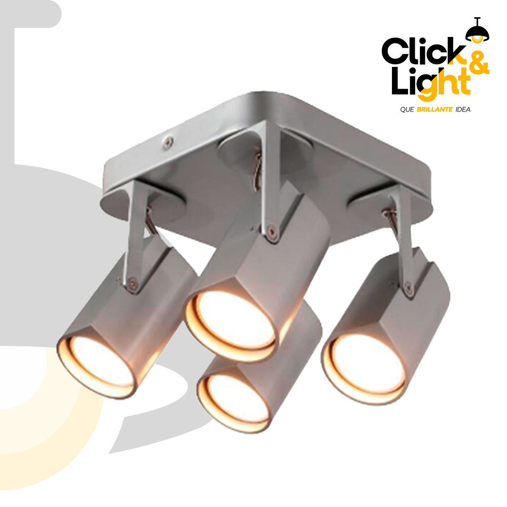 PLAFON 4 LUZ GABRIEL ESTILO MODERNO