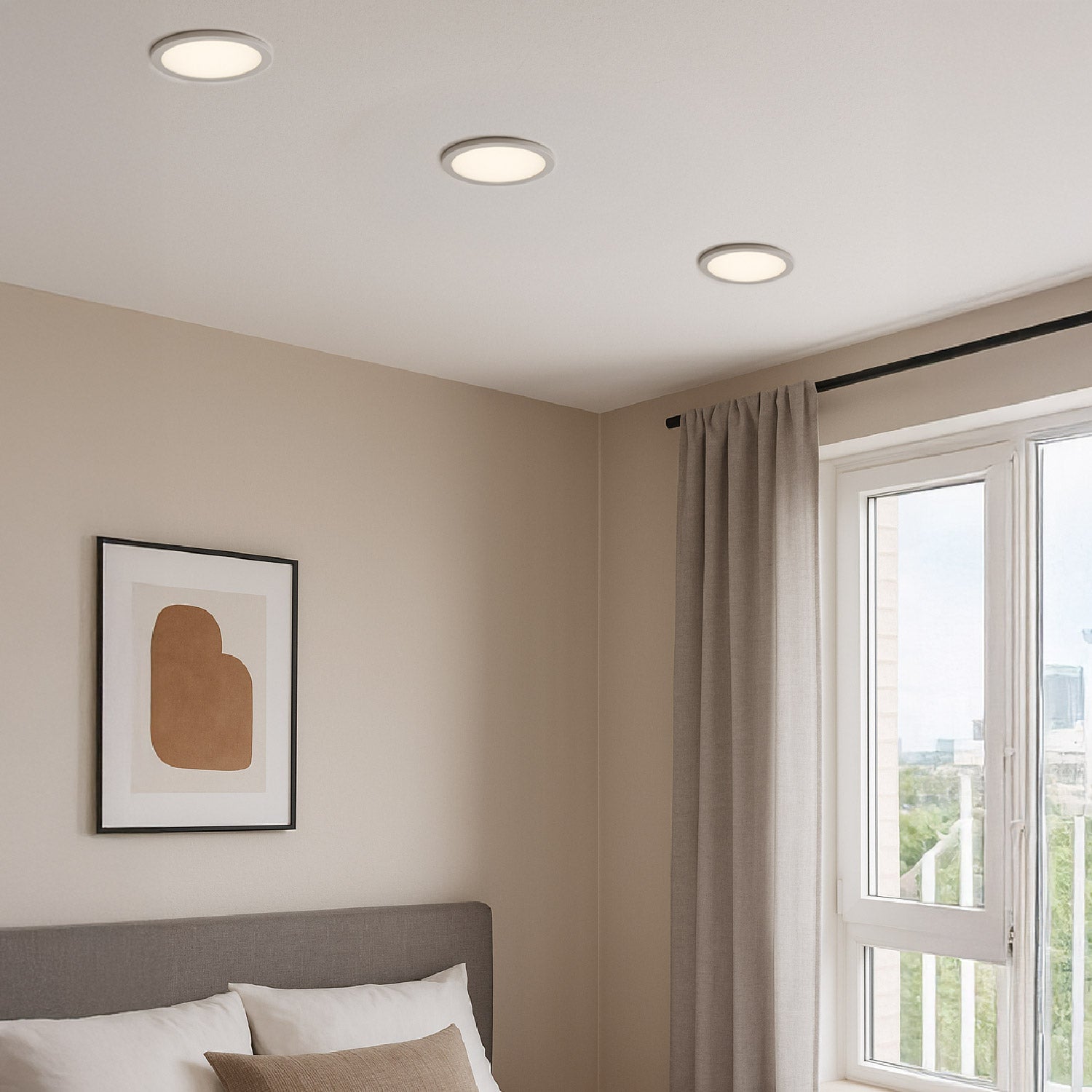 PLAFON LED FRAN ESTILO CLASICO