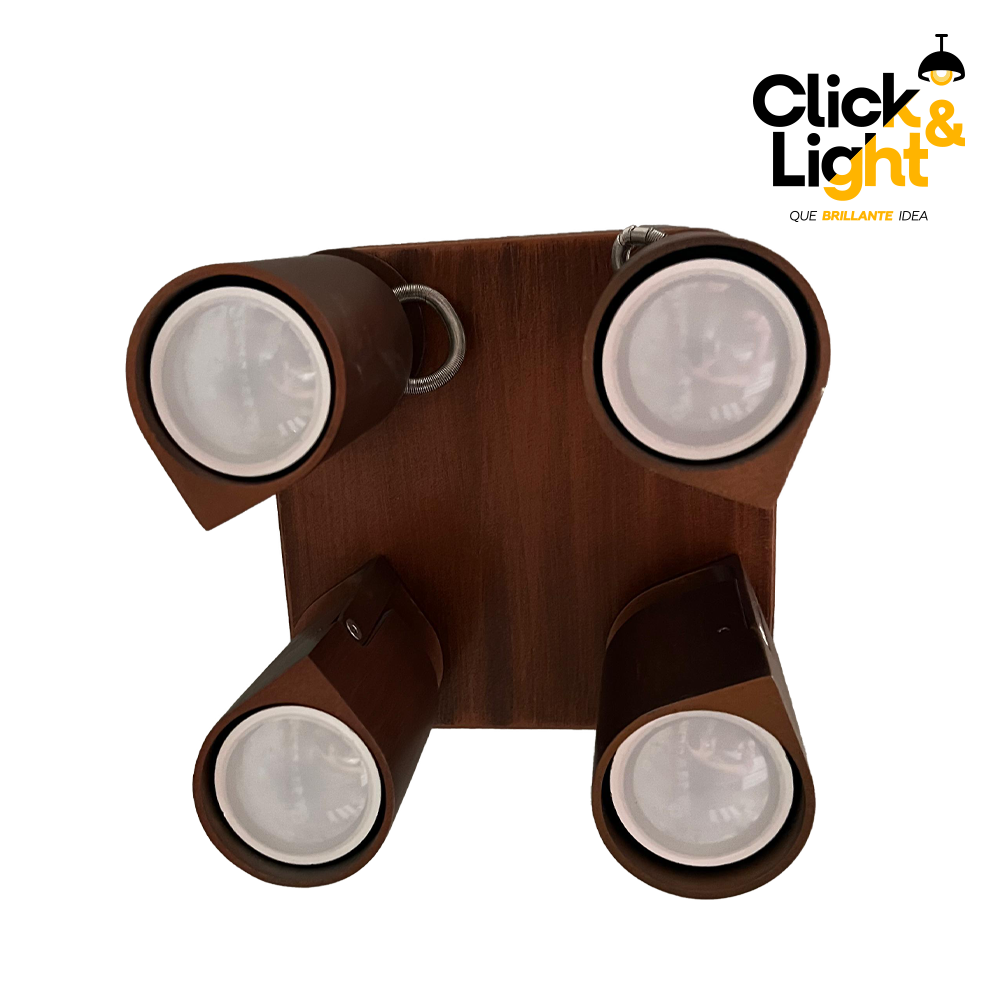 ARBOTANTE 4 LUZ FRANCH ESTILO RETRO