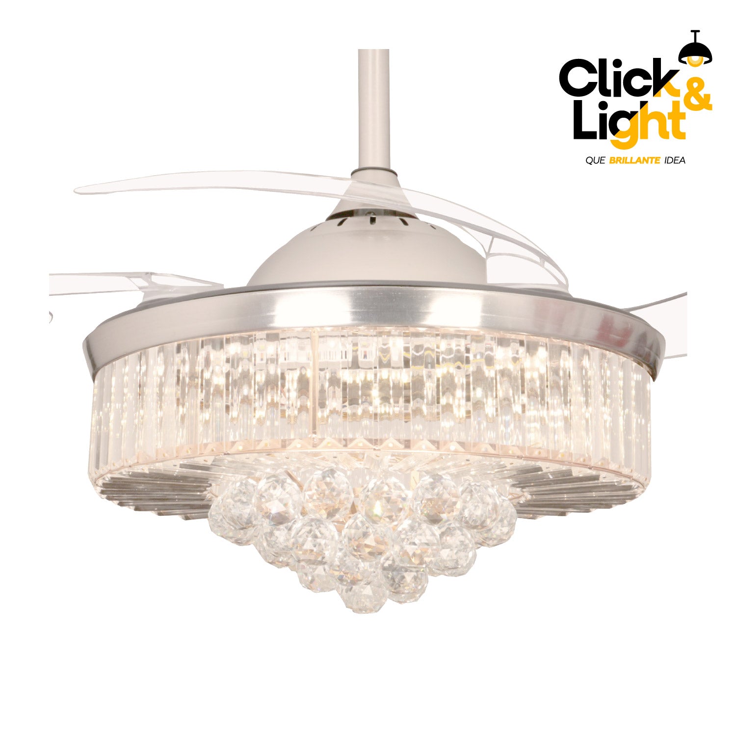 VENTILADOR DE TECHO LED CLASICO SANTINO