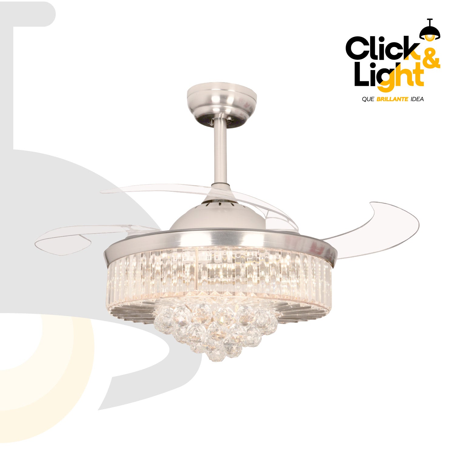 VENTILADOR DE TECHO LED CLASICO SANTINO