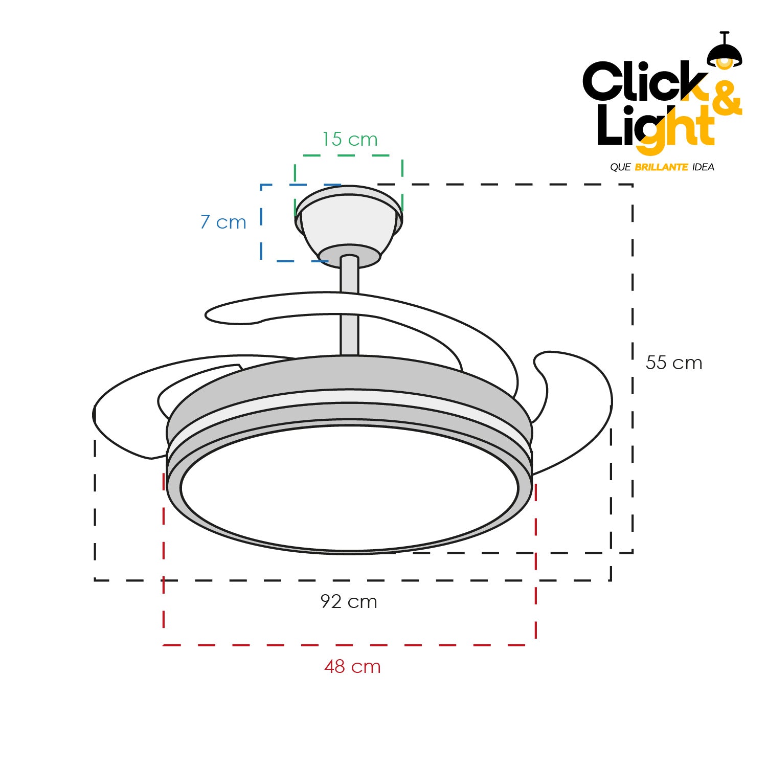 VENTILADOR DE TECHO TUCSON CLÁSICO