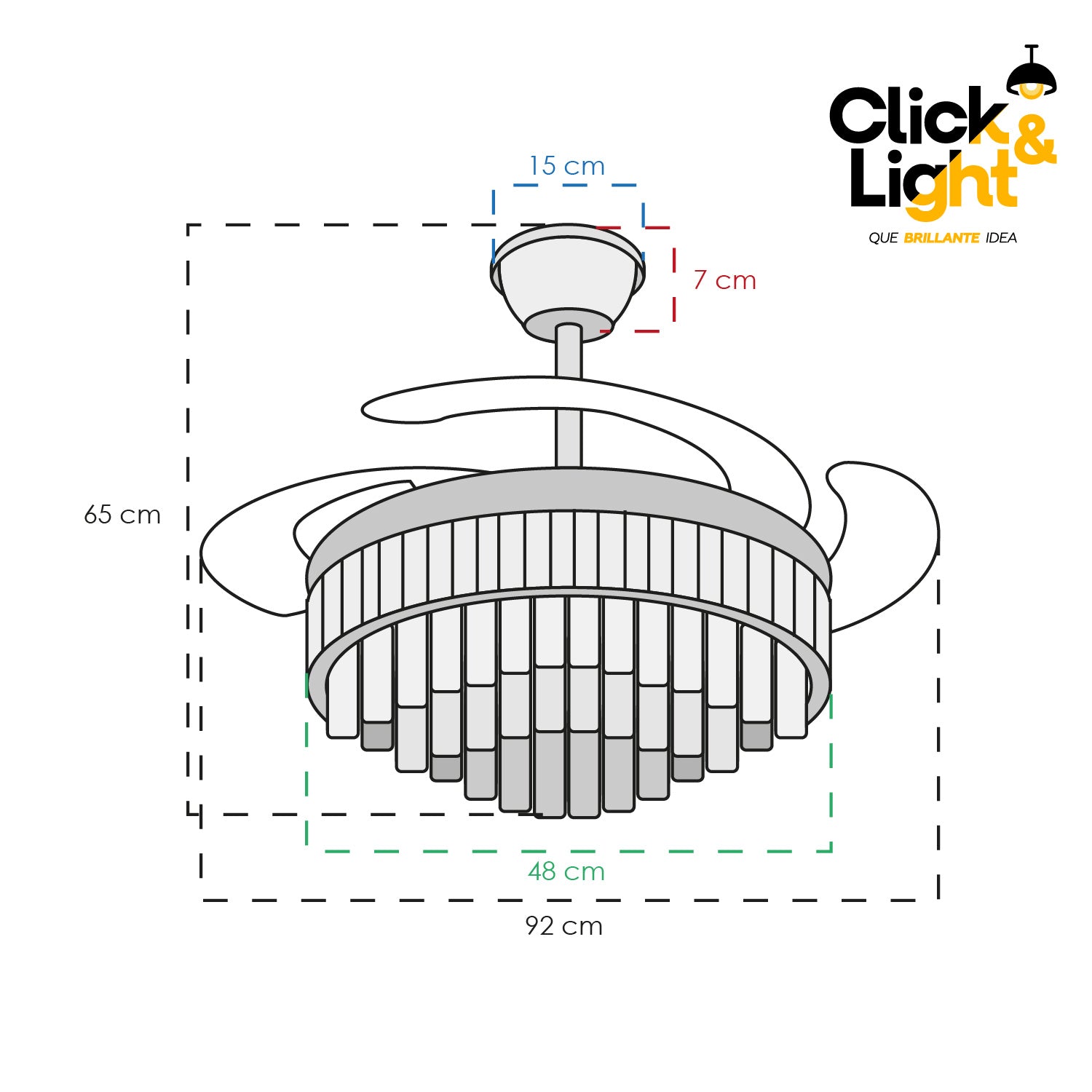 VENTILADOR DE TECHO MERIVAL CLASICO