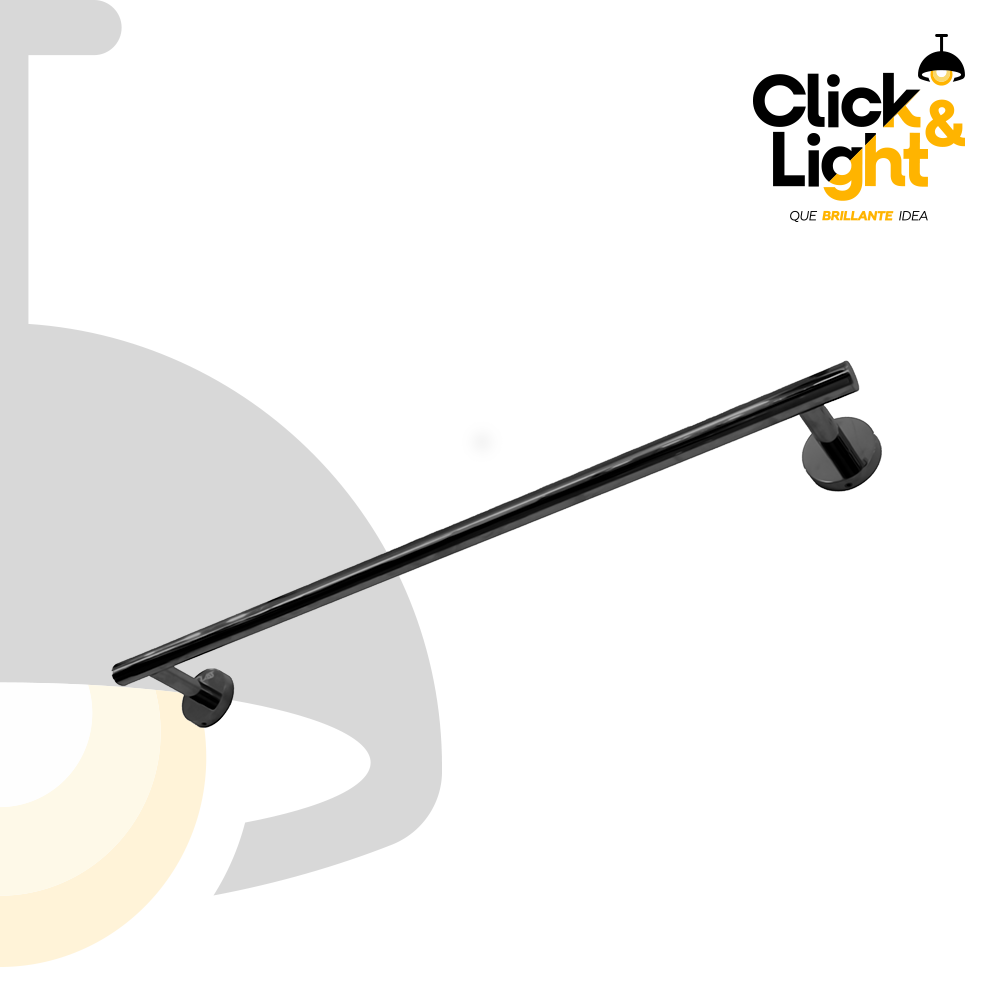 TOALLERO EVO NEGRO MATE