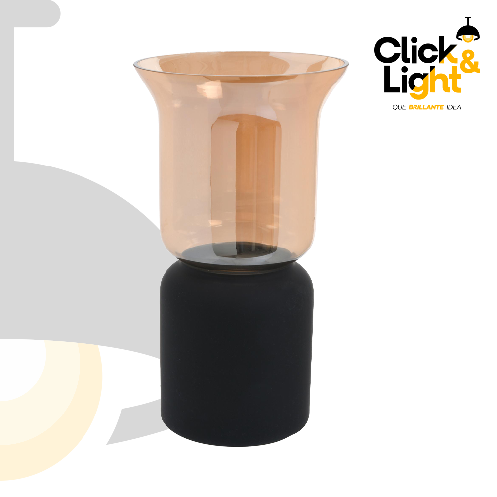 FLORERO DE VIDRIO LIVER ELEGANTE